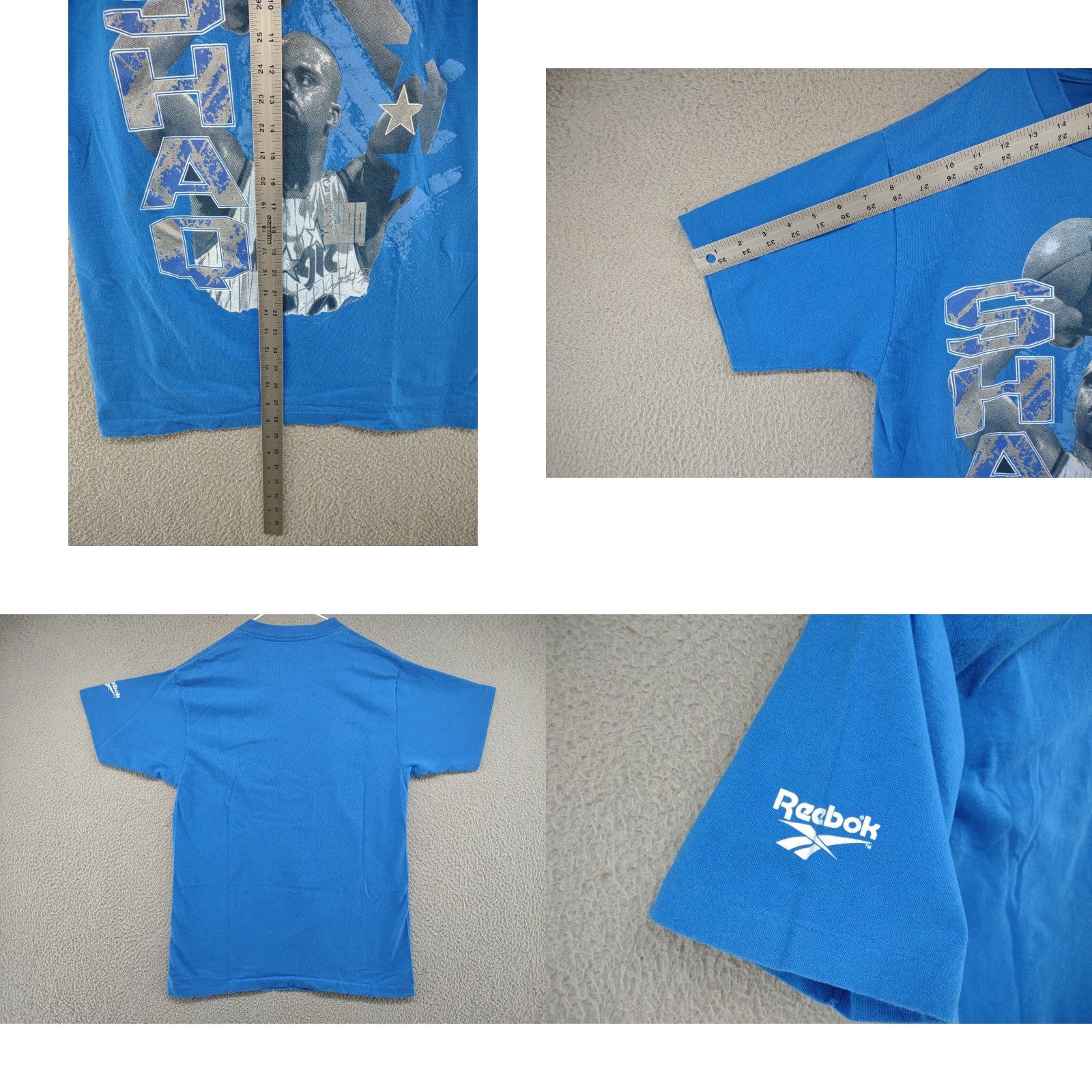 Reebok VTG Reebok T-Shirt Orlando Magic Shaq Single Stitch 90s Mens M USA Multicolor Size US M / EU 48-50 / 2 - 8 Thumbnail