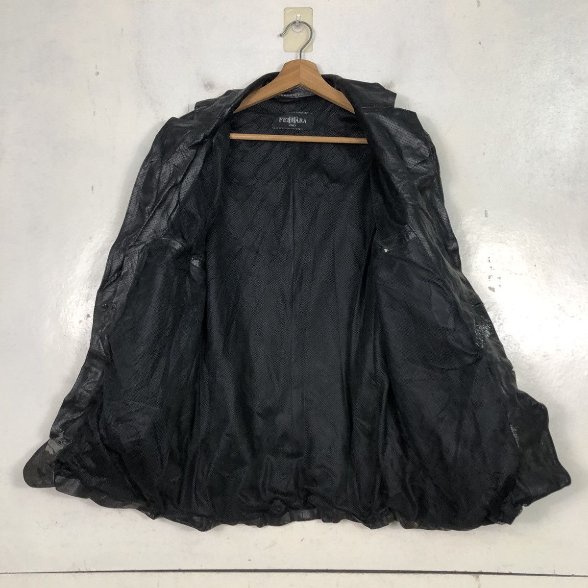 Japanese Brand Vintage Leather Jacket Ferrara Italy Issey Miyake Size US M / EU 48-50 / 2 - 15 Thumbnail