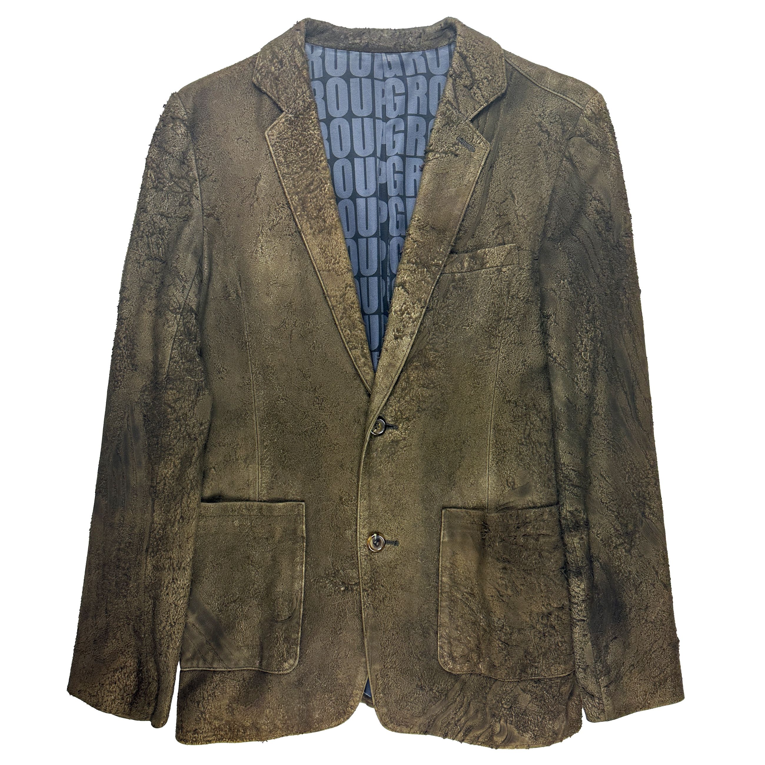 Undercover AW02 "Groupie" Blistered Lambskin Blazer Size US M / EU 48-50 / 2 - 1 Thumbnail
