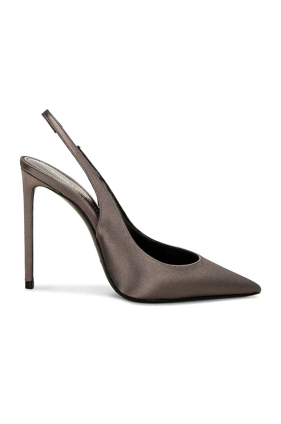 Saint Laurent Paris o1bcso1str1124 Zoe Slingback Pumps in Storm Grey Size US 8 / IT 38 - 1 Thumbnail