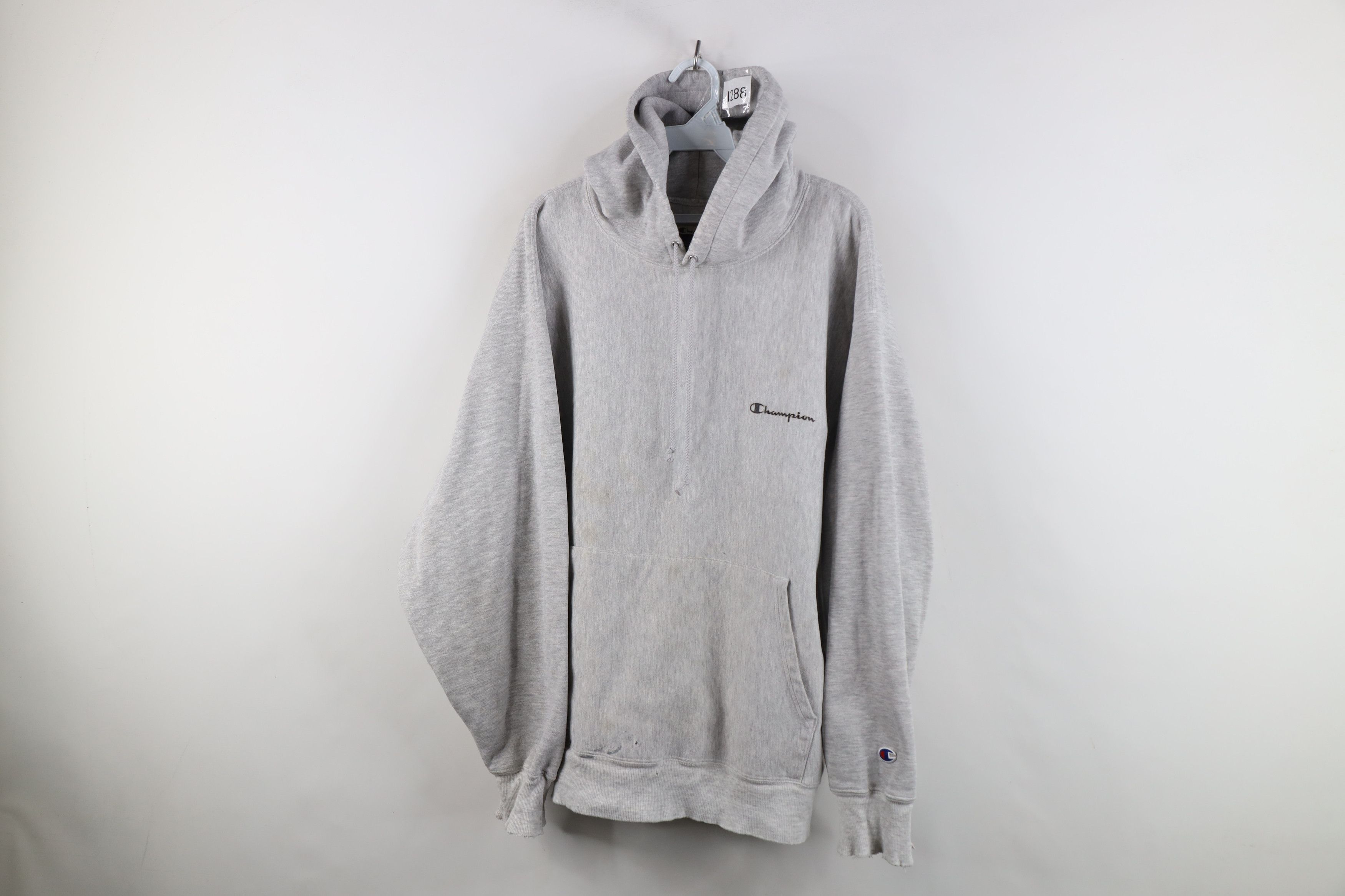 Champion Vintage 90s Champion Reverse Weave Spell Heavyweight Hoodie Size US XL / EU 56 / 4 - 1 Thumbnail