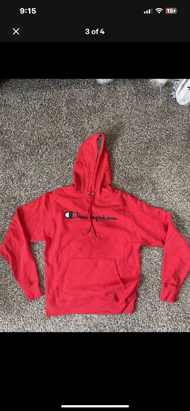 Champion Mens Champion Pull-Over Hoodie Size US M / EU 48-50 / 2 - 1 Thumbnail
