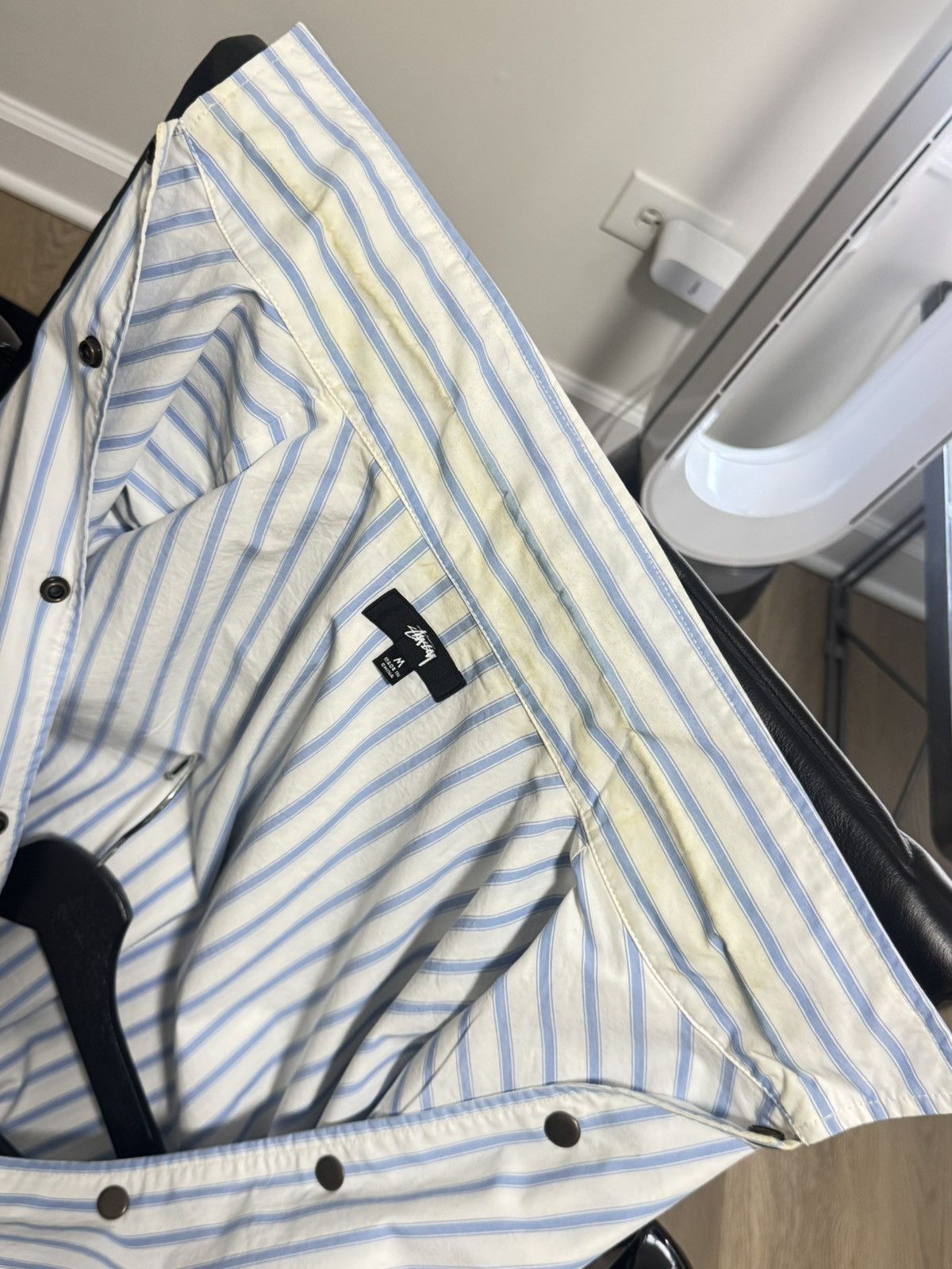 Stussy Stussy Pinstripe Coach Jacket Size US M / EU 48-50 / 2 - 8 Thumbnail