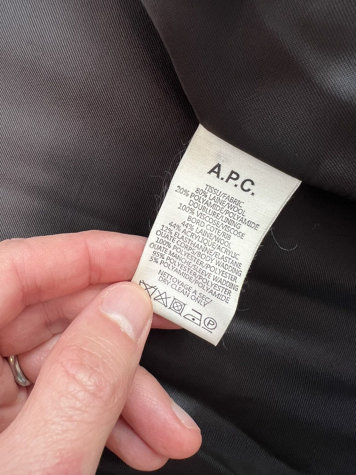 A.P.C. A.P.C. Wool Bomber - XS - Dark Navy Size US XS / EU 42 / 0 - 4 Thumbnail
