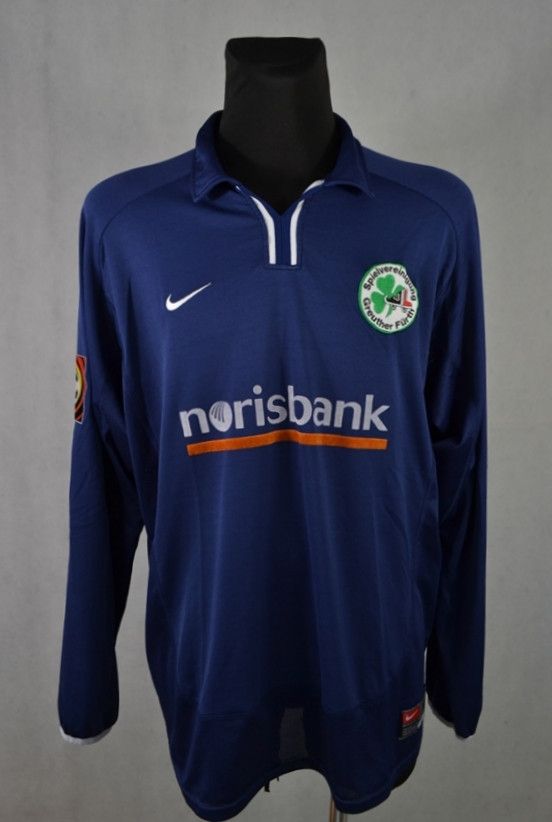 Vintage 2000-01 Greuther Furth Nike Home L/S Shirt #5 Skarabela XL Size US XL / EU 56 / 4 - 2 Thumbnail