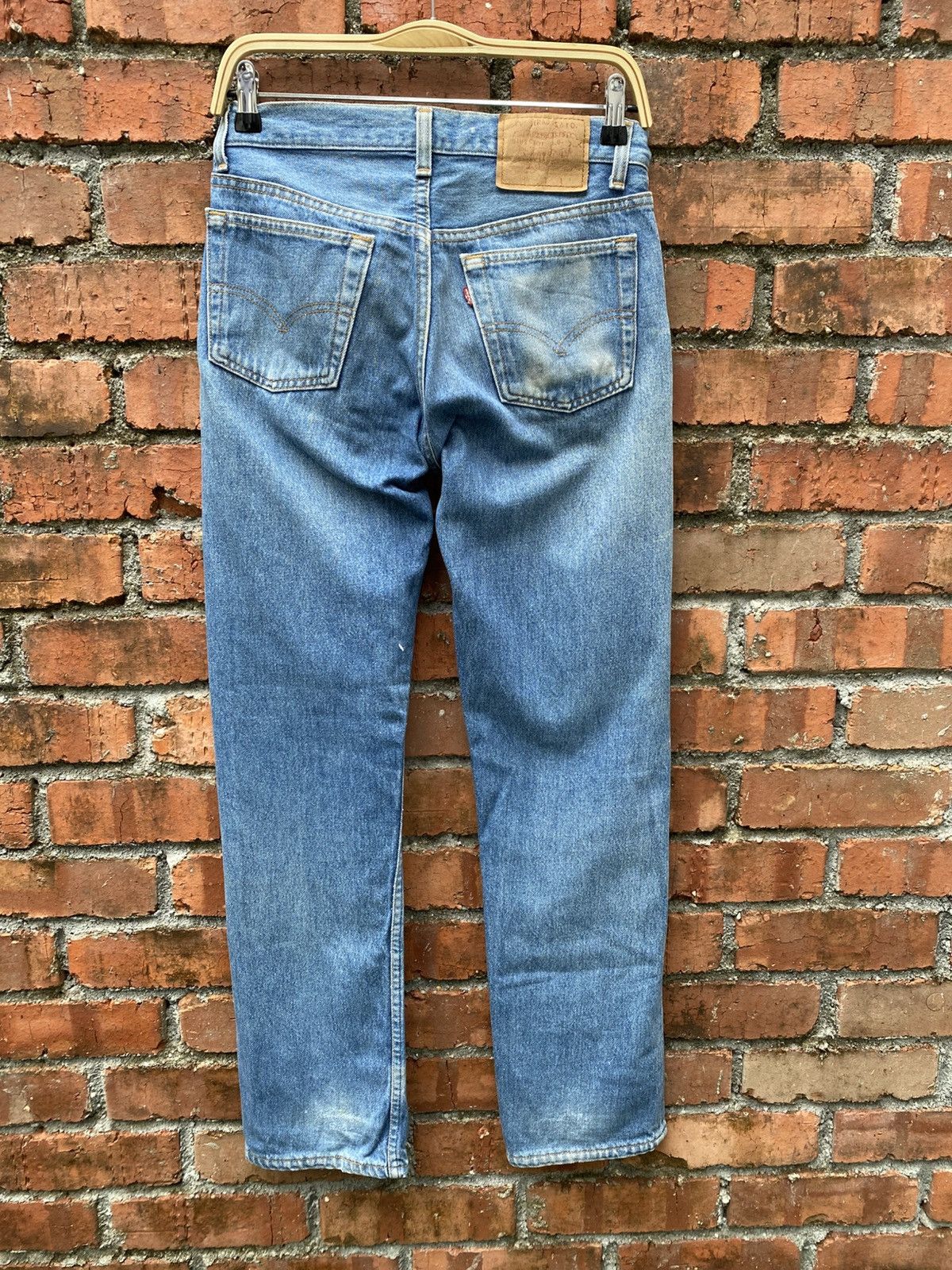 Levi's × Levi's Vintage Clothing × Vintage W29x30.5 vintage levi's 90s 501 made in USA Size US 29 - 2 Thumbnail