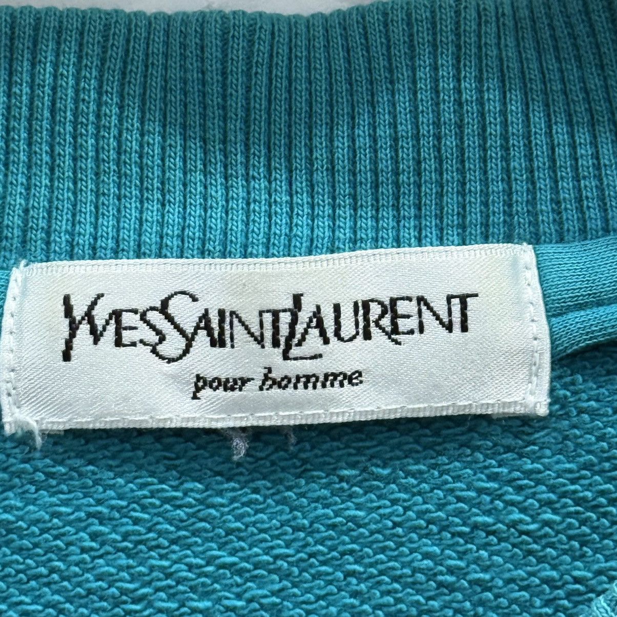 Yves Saint Laurent Yves Saint Laurent Embroidered Sweatshirt Size US M / EU 48-50 / 2 - 6 Thumbnail