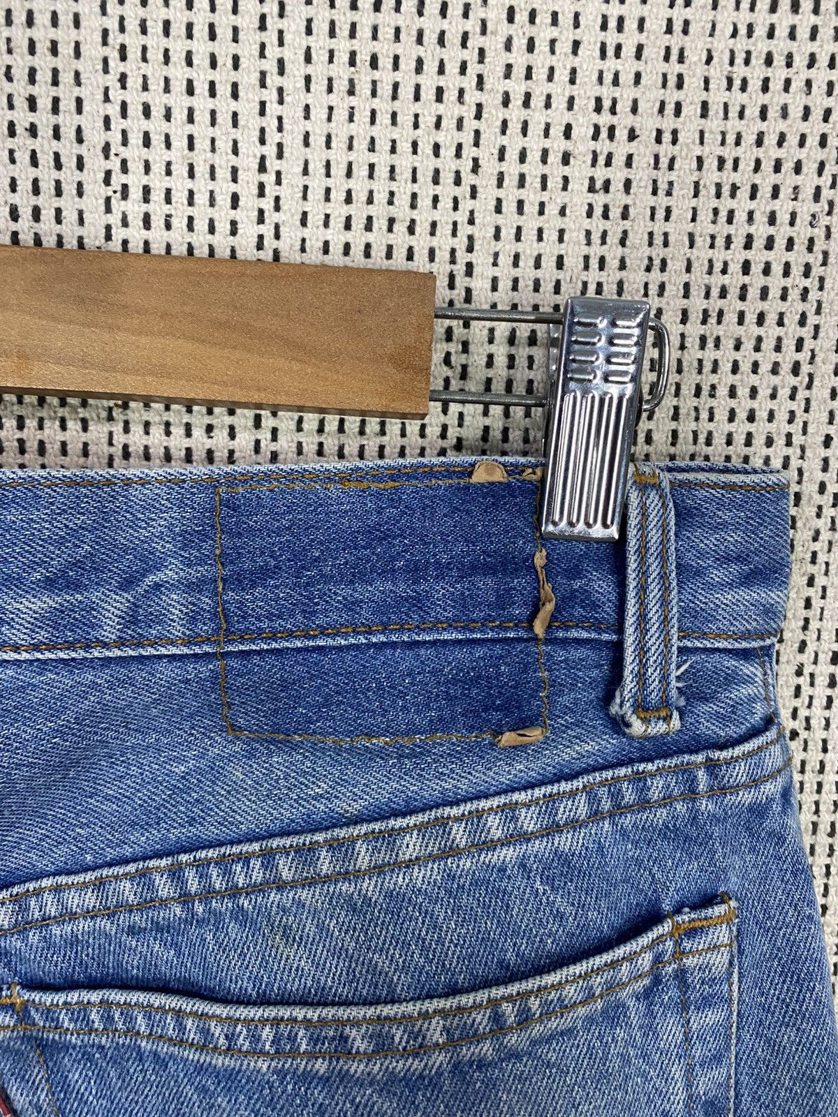 Levi's Vintage levis 80s denim distressed very rare Size US 34 / EU 50 - 11 Thumbnail