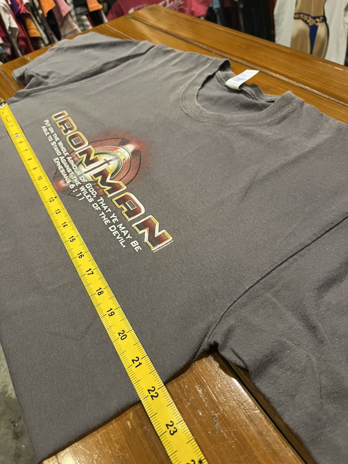 Other Vintage Y2K Iron Man Parody Jesus T-Shirt Size US L / EU 52-54 / 3 - 9 Thumbnail