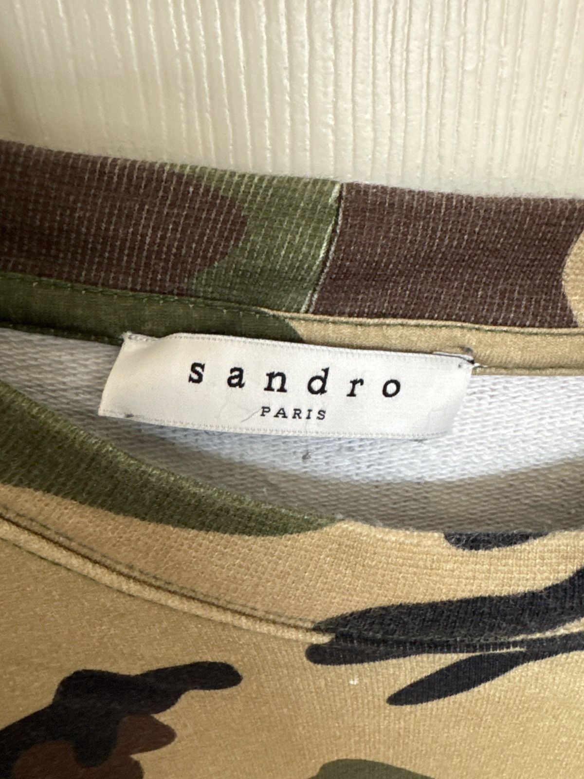 Sandro Sandro camo sweatshirt size S Size US S / EU 44-46 / 1 - 3 Thumbnail