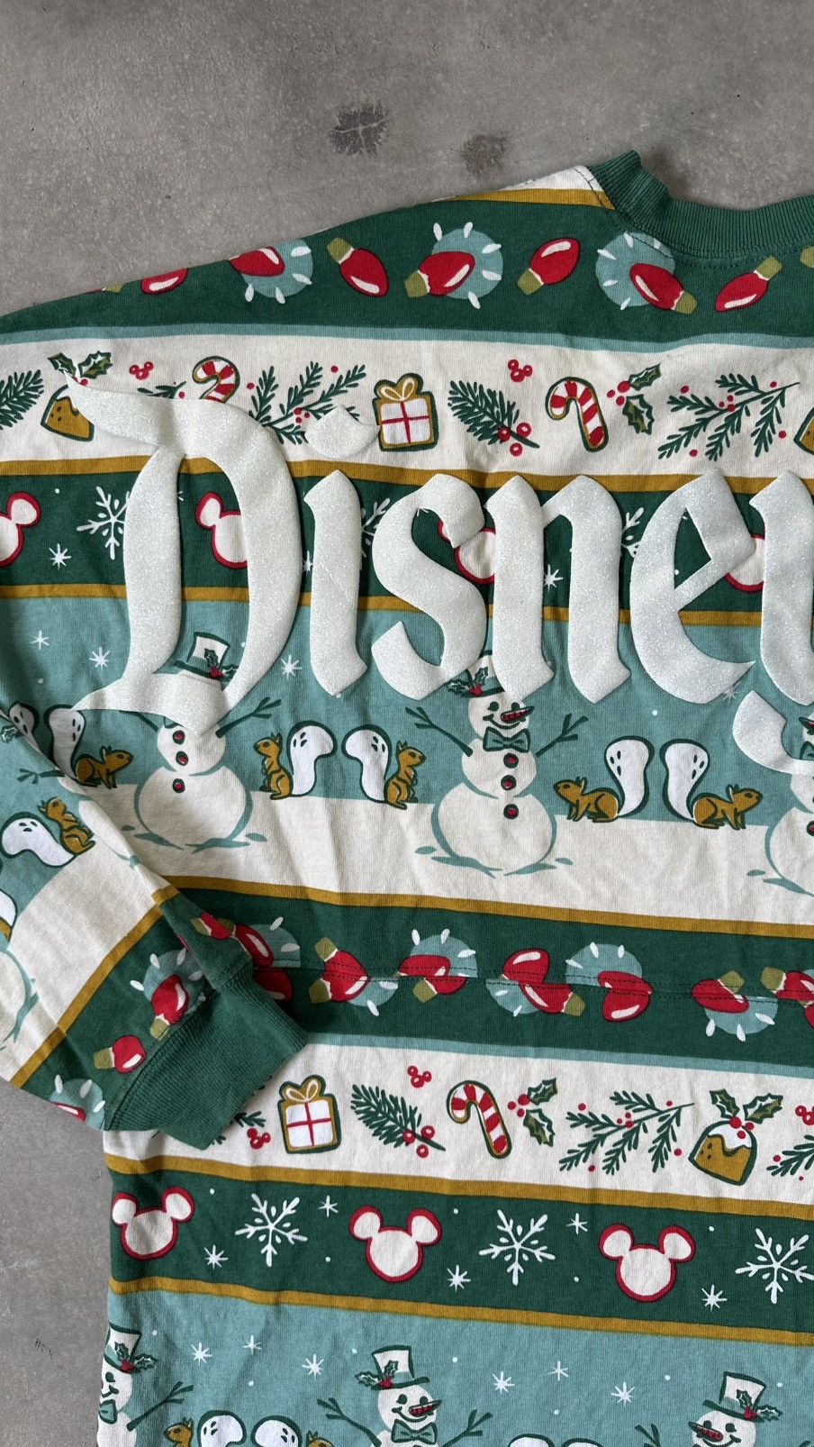 Disney VINTAGE DISNEYLAND RESORT SPIRIT JERSEY OVERPRINT TEE Size US L / EU 52-54 / 3 - 8 Thumbnail