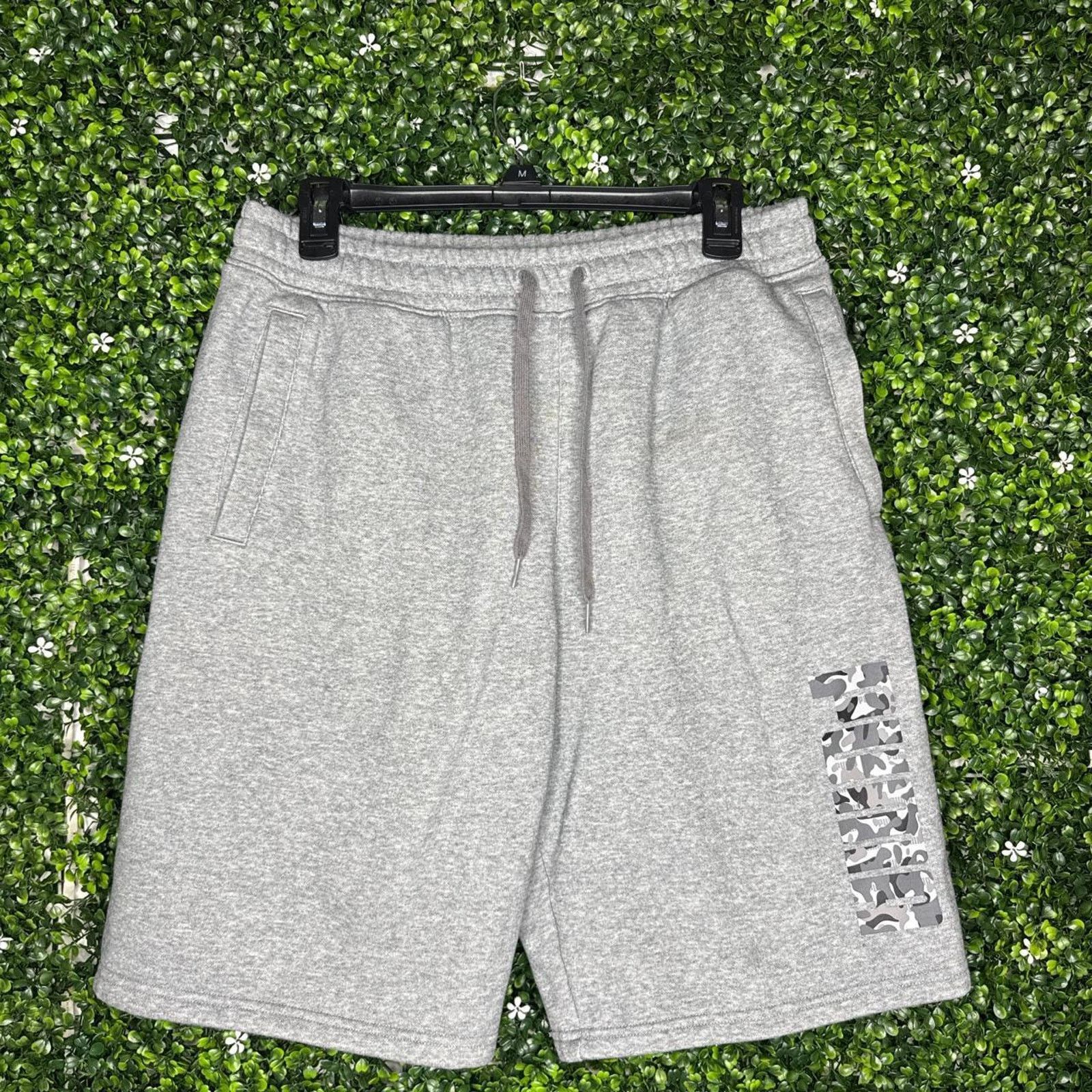 Puma Puma mens grey cotton shorts Size US 32 / EU 48 - 1 Thumbnail