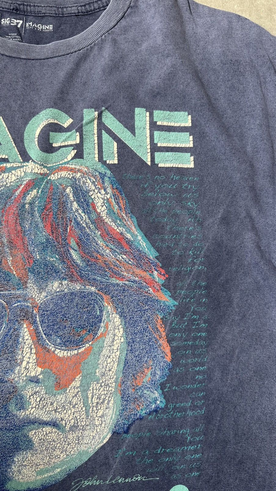 Hard Rock Cafe HARD ROCK CAFE JOHN LENNON IMAGINE TEE Size US L / EU 52-54 / 3 - 5 Thumbnail
