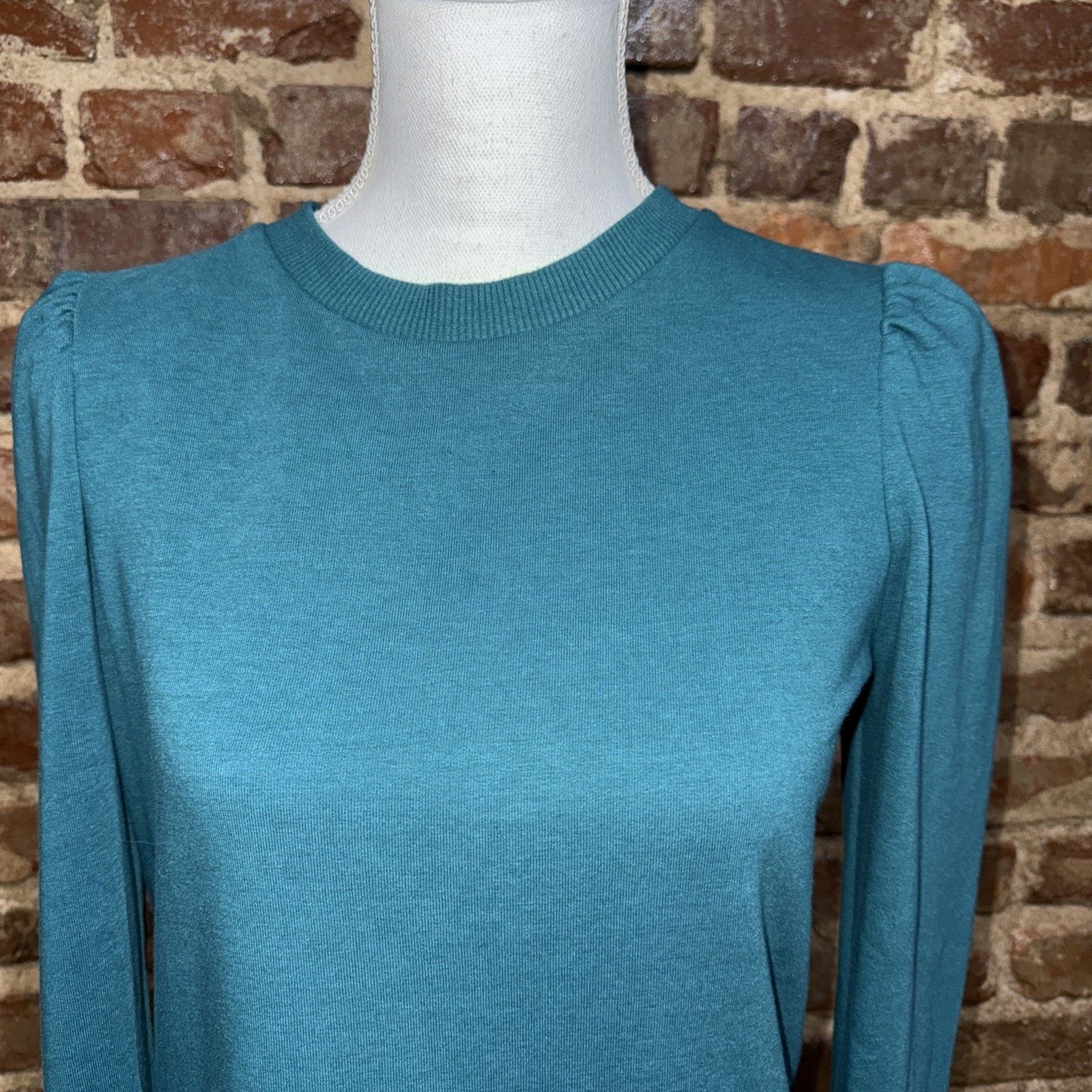 Boden Boden Puff Sleeve Dress Blue Sz 6 Minimalist Soft Holiday Size M / US 6-8 / IT 42-44 - 3 Thumbnail