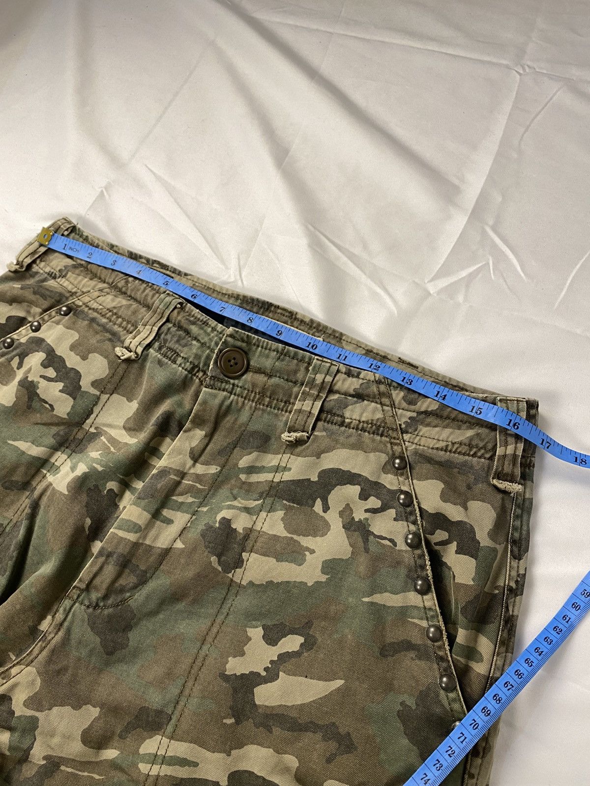 Jun Takahashi 2000 Jun Men Cargo Camo Studded Multipocket Bondage Size US 33 - 22 Thumbnail