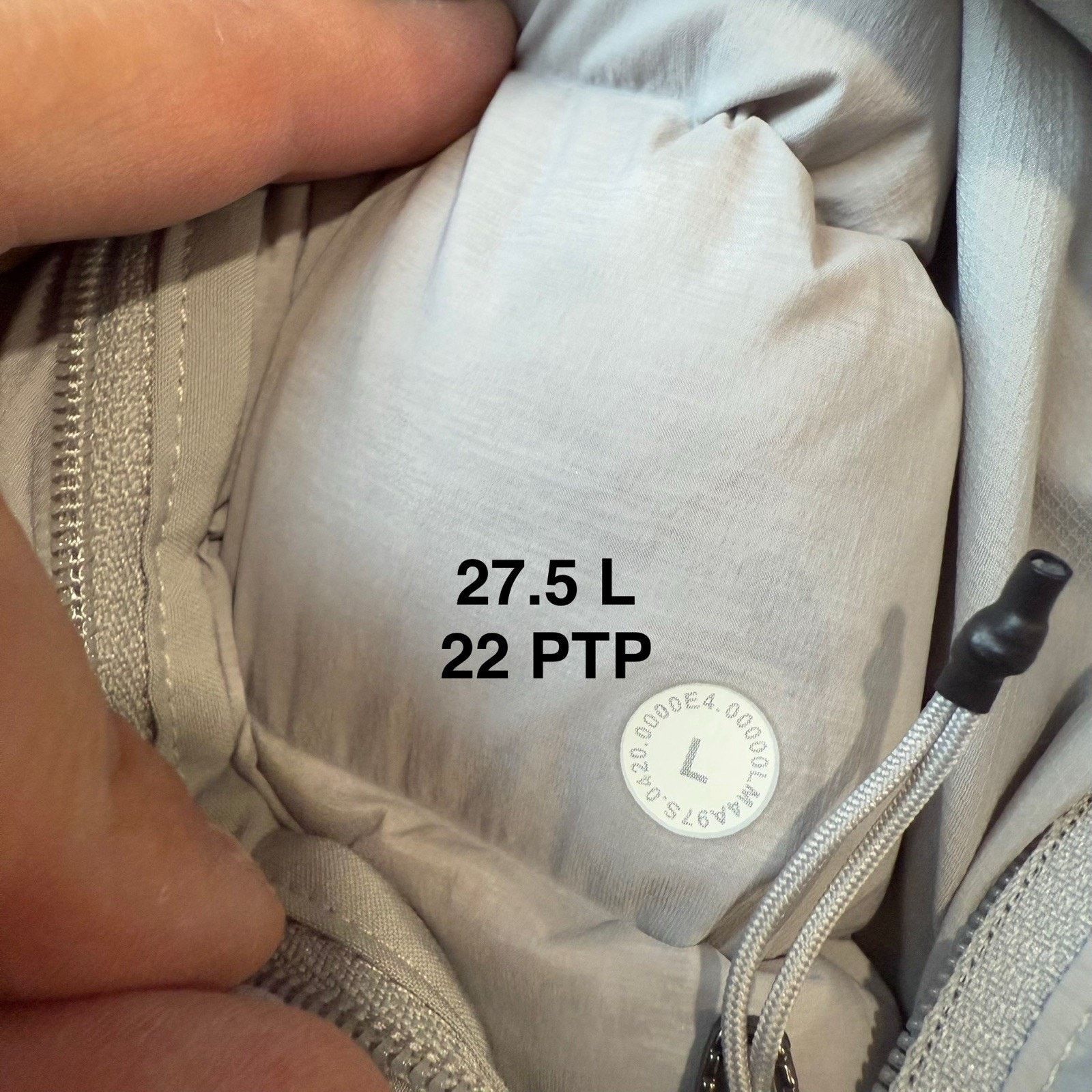 Lululemon Lululemon Navigation Stretch Down Jacket Large Gray Full Zip Size US L / EU 52-54 / 3 - 6 Thumbnail