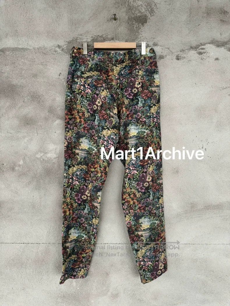 Yohji Yamamoto YOHJI YAMAMOTO size M Floral trousers Size US 27 - 2 Thumbnail