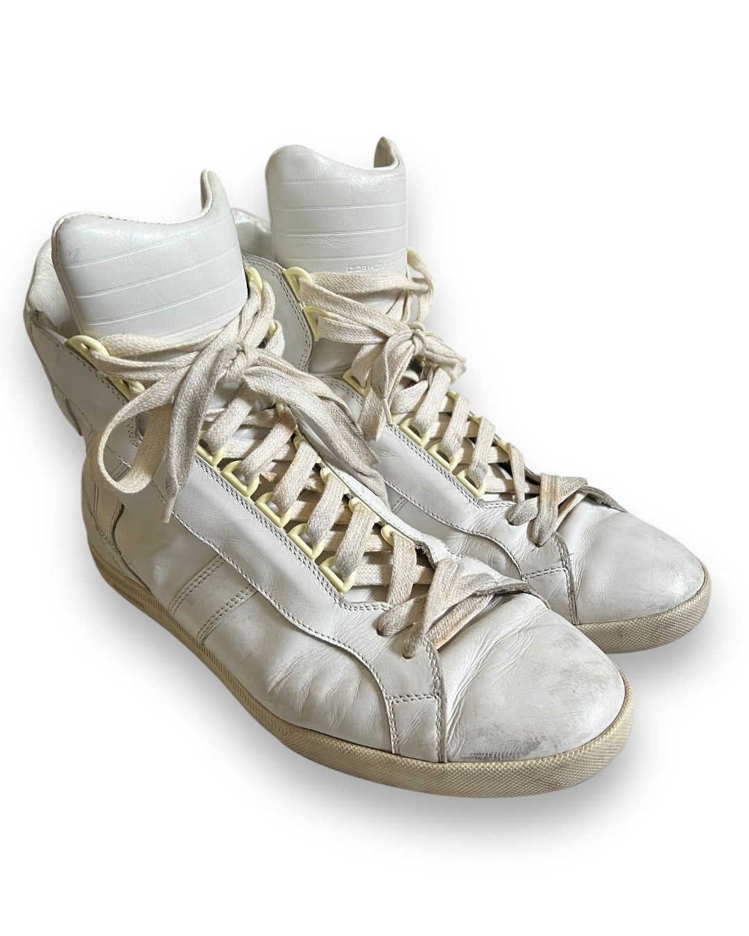 靴 dior homme SS04 STRIP sneaker size41 Pre-owned Dior X Hedi Slimane Dior Homme Ss04 Strip Studded