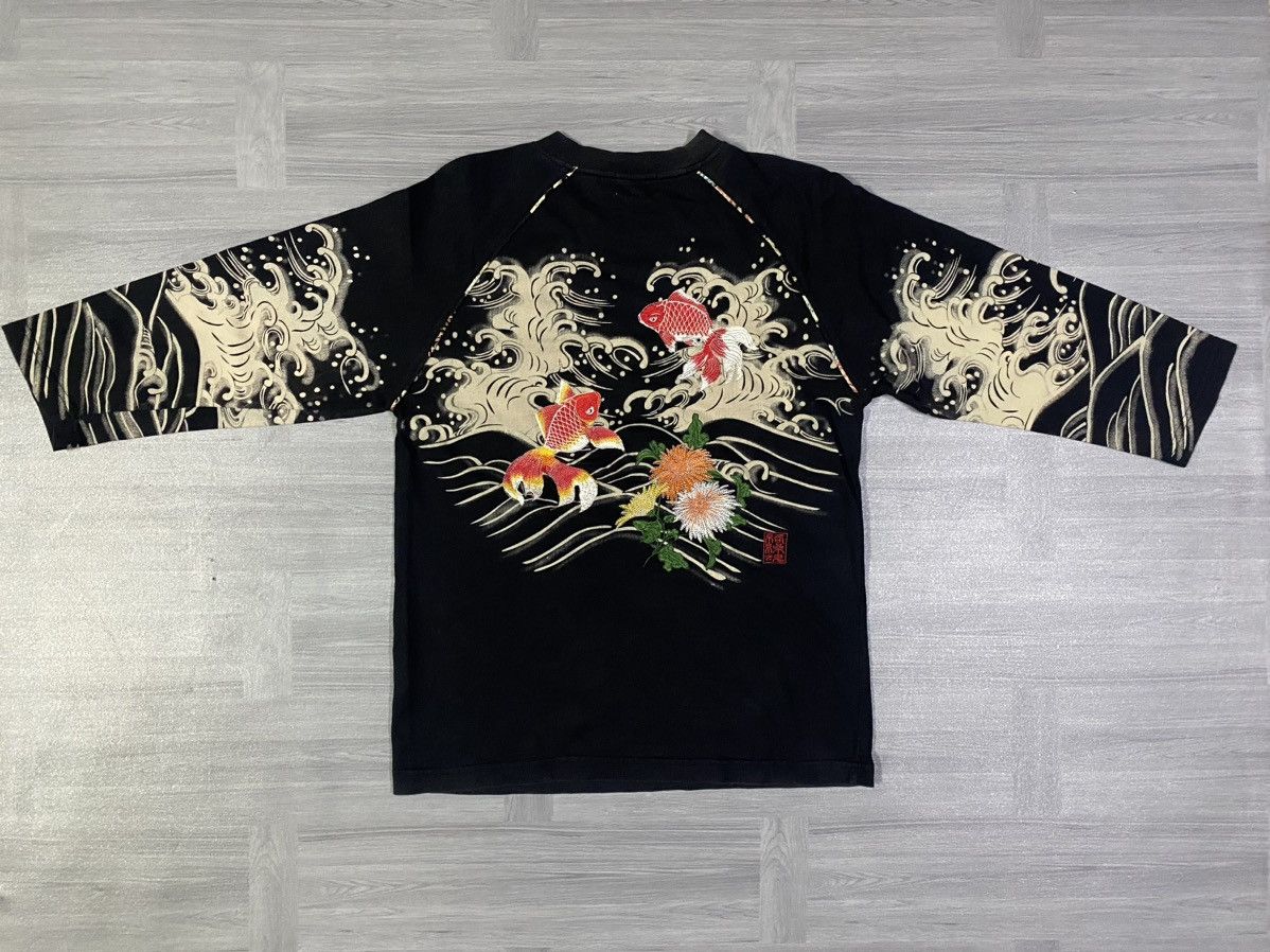Karakuridama Koi Embroidered Long Sleeve