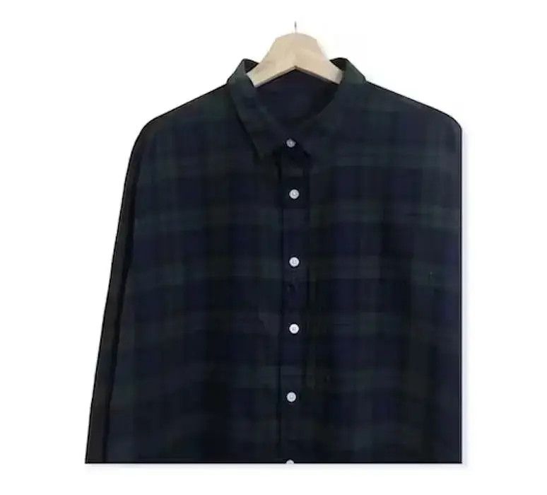 Flannel Japanese Brand G.U Plaid Tartan Flannel Shirt Size US XL / EU 56 / 4 - 3 Thumbnail