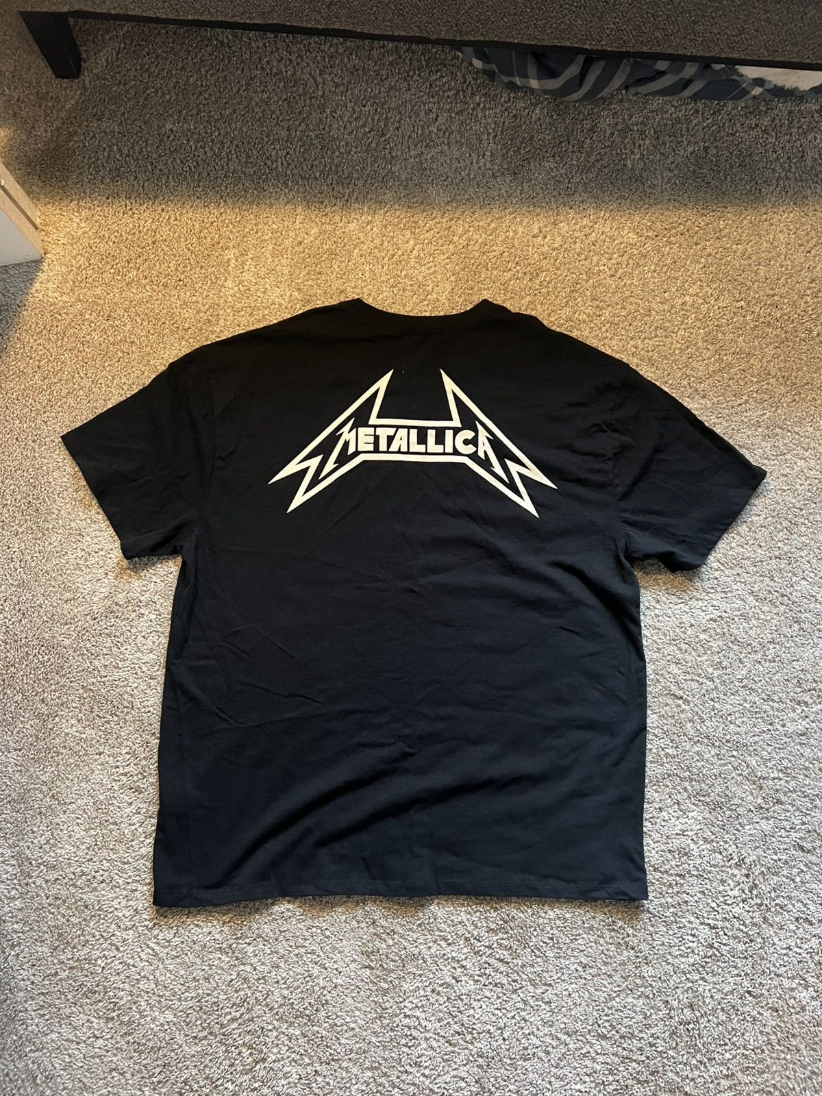 Fear of God Fear of God x Metallica Black Logo Tee Size US L / EU 52-54 / 3 - 3 Thumbnail