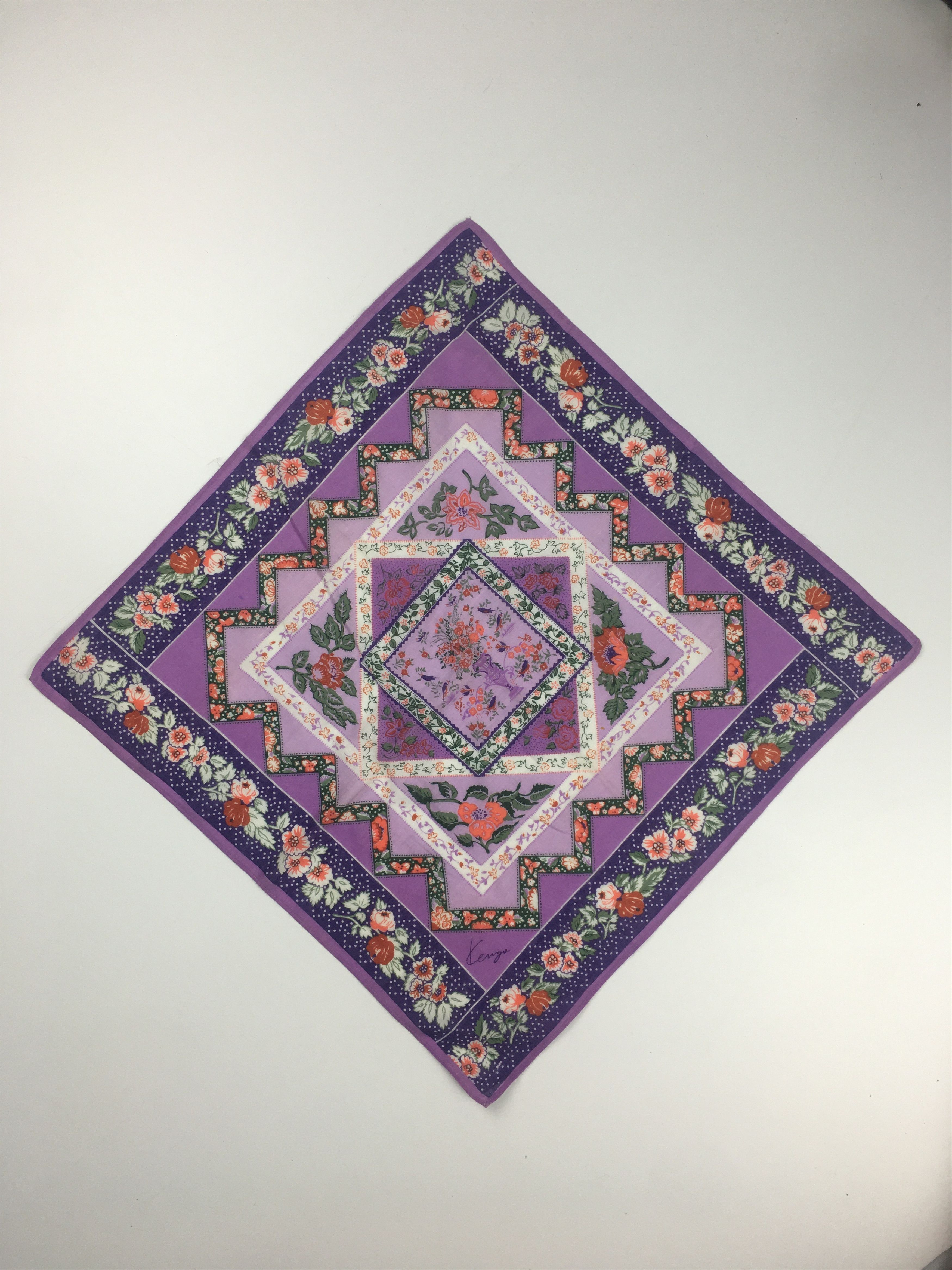 Kenzo Kenzo Handkerchief / Bandana / Neckerchief HKC0157 Size ONE SIZE - 3 Thumbnail