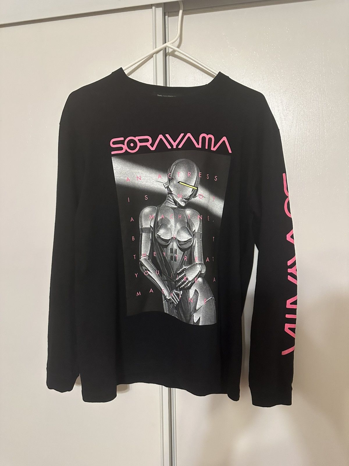 Sorayama x Medicom sexy robot long sleeve shirt Size L