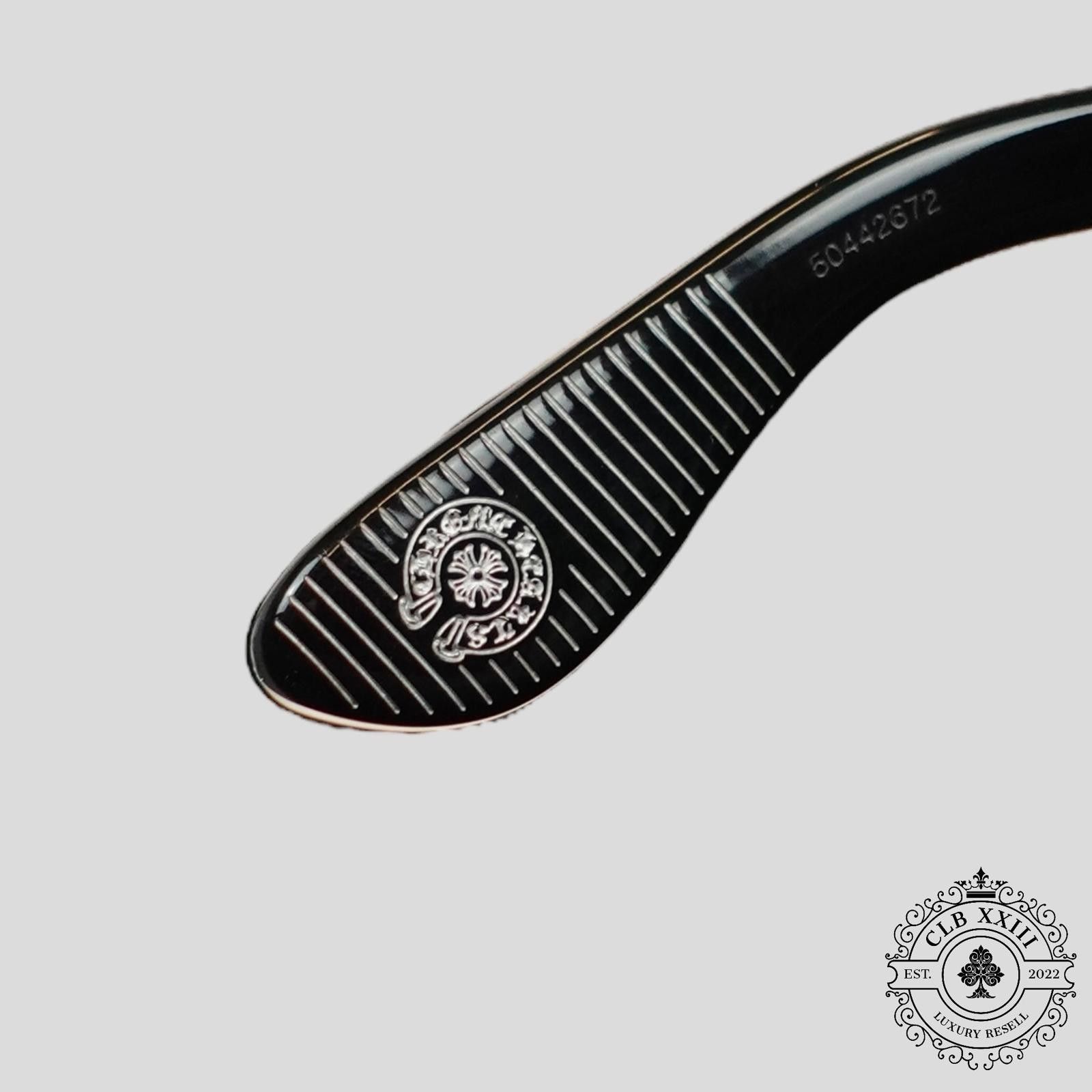 Chrome Hearts Chrome Hearts Midixathrill I Glasses in Black Size ONE SIZE - 4 Thumbnail