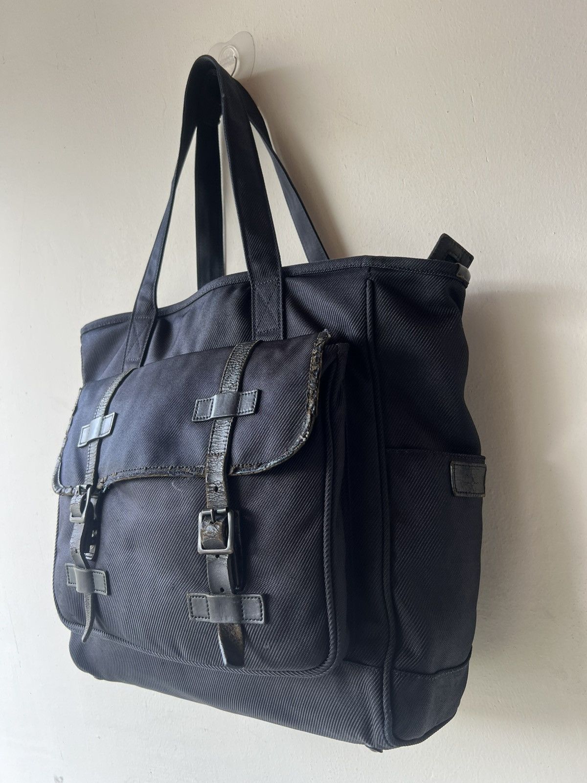 Porter Distressed Porter Yoshida Waxed Military Style Tote Bag Size ONE SIZE - 20 Thumbnail