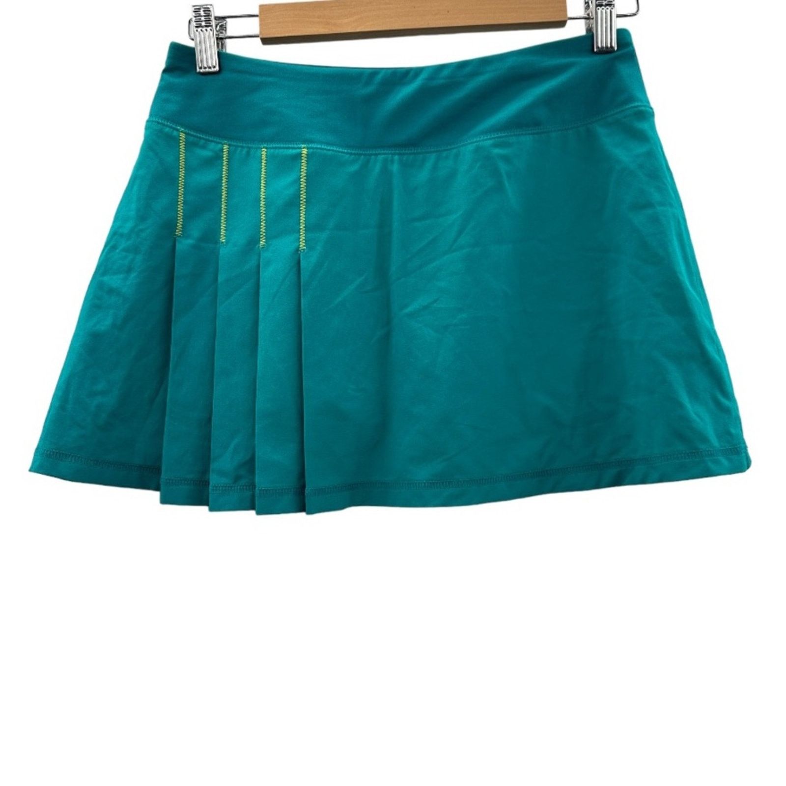 Athleta Athleta Teal Blue Side Pleated Activewear Workout Skort XS Size 26" / US 2 / IT 38 - 1 Thumbnail