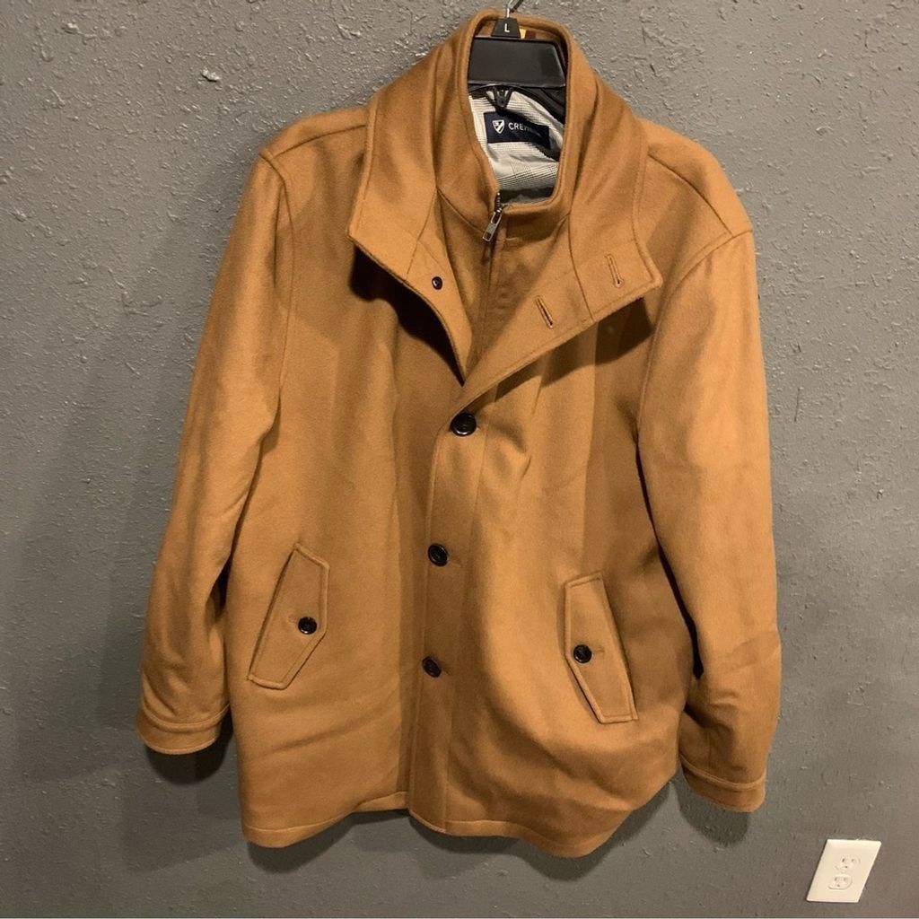 Manteau En Laine Daniel Cremieux Homme Taille M - Noir - Neuf Avec étiquettes - Coupe Classique