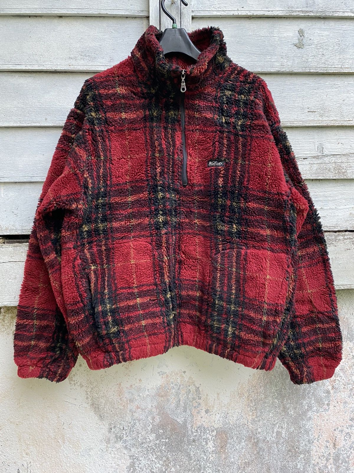 Woolrich Woolen Mills Vintage Woolrich Half Zipper Rugged Outwear Deep Pile Fleece Size US M / EU 48-50 / 2 - 1 Thumbnail