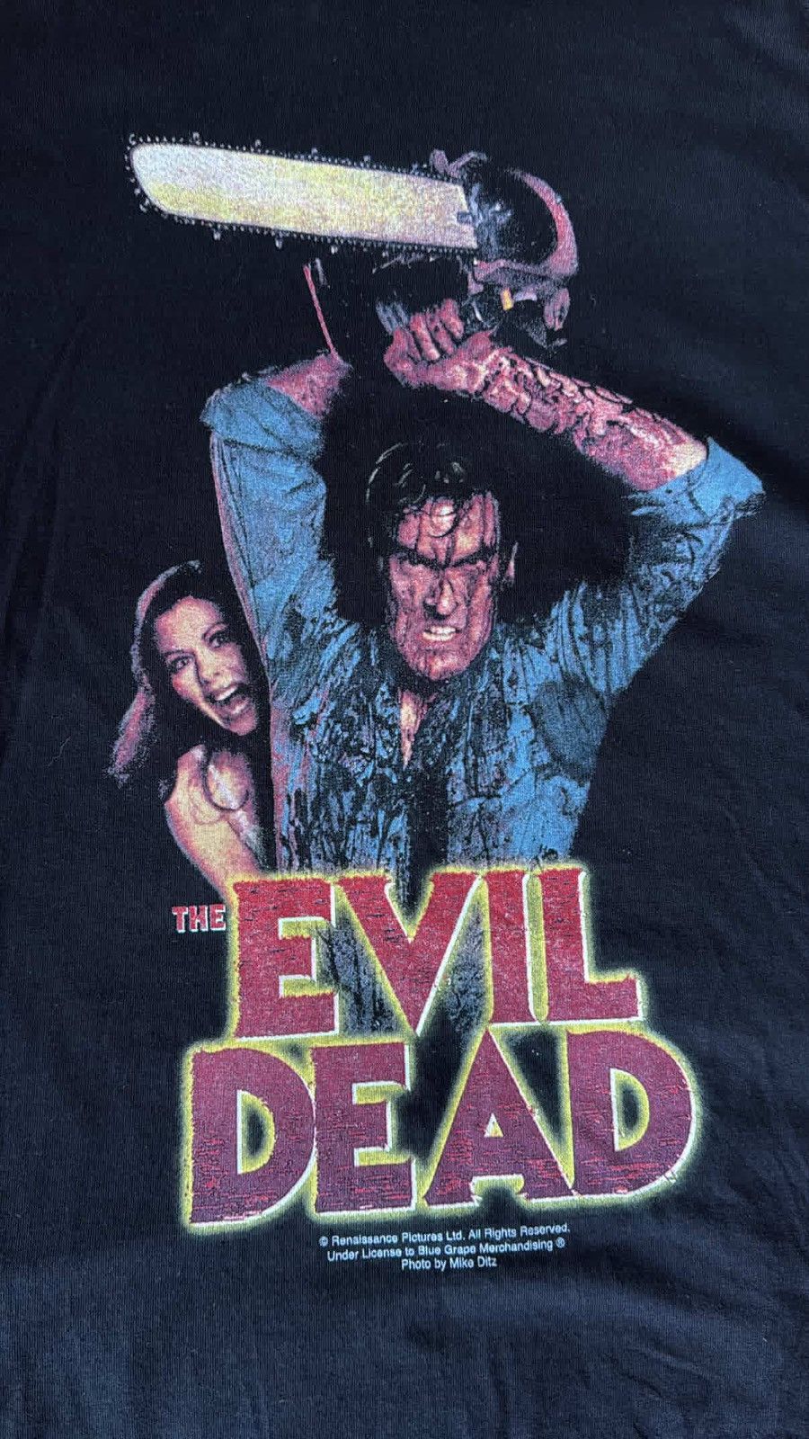Fruit Of The Loom Evil Dead Vintage Movie Shirt Size US XL / EU 56 / 4 - 2 Thumbnail