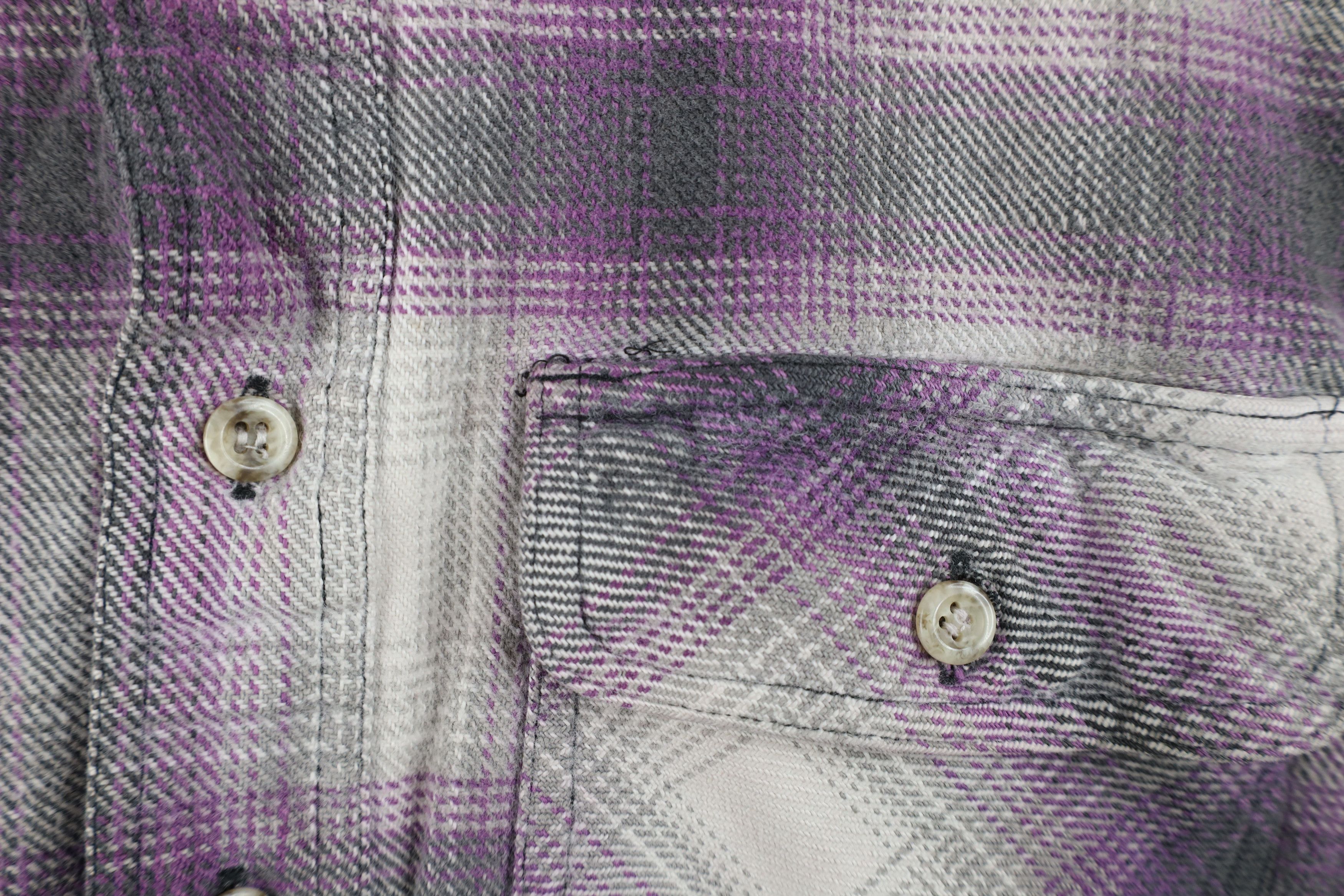 Vintage Vintage 90s Streetwear Heavyweight Flannel Button Shirt Size US M / EU 48-50 / 2 - 5 Thumbnail