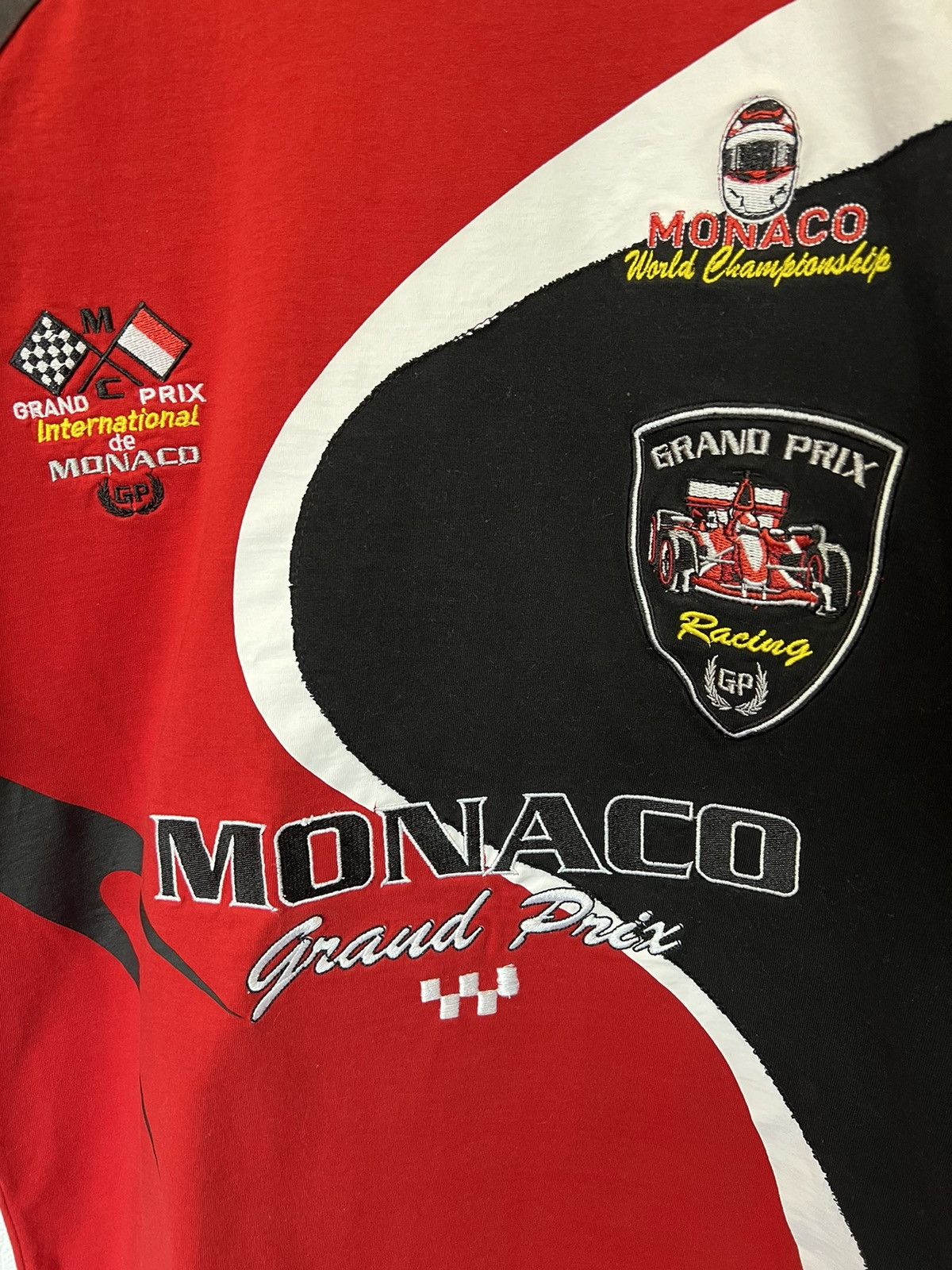 Club Monaco × Vintage Vintage Monaco Grand Prix Racing Red T Shirt Tee Size US S / EU 44-46 / 1 - 2 Thumbnail