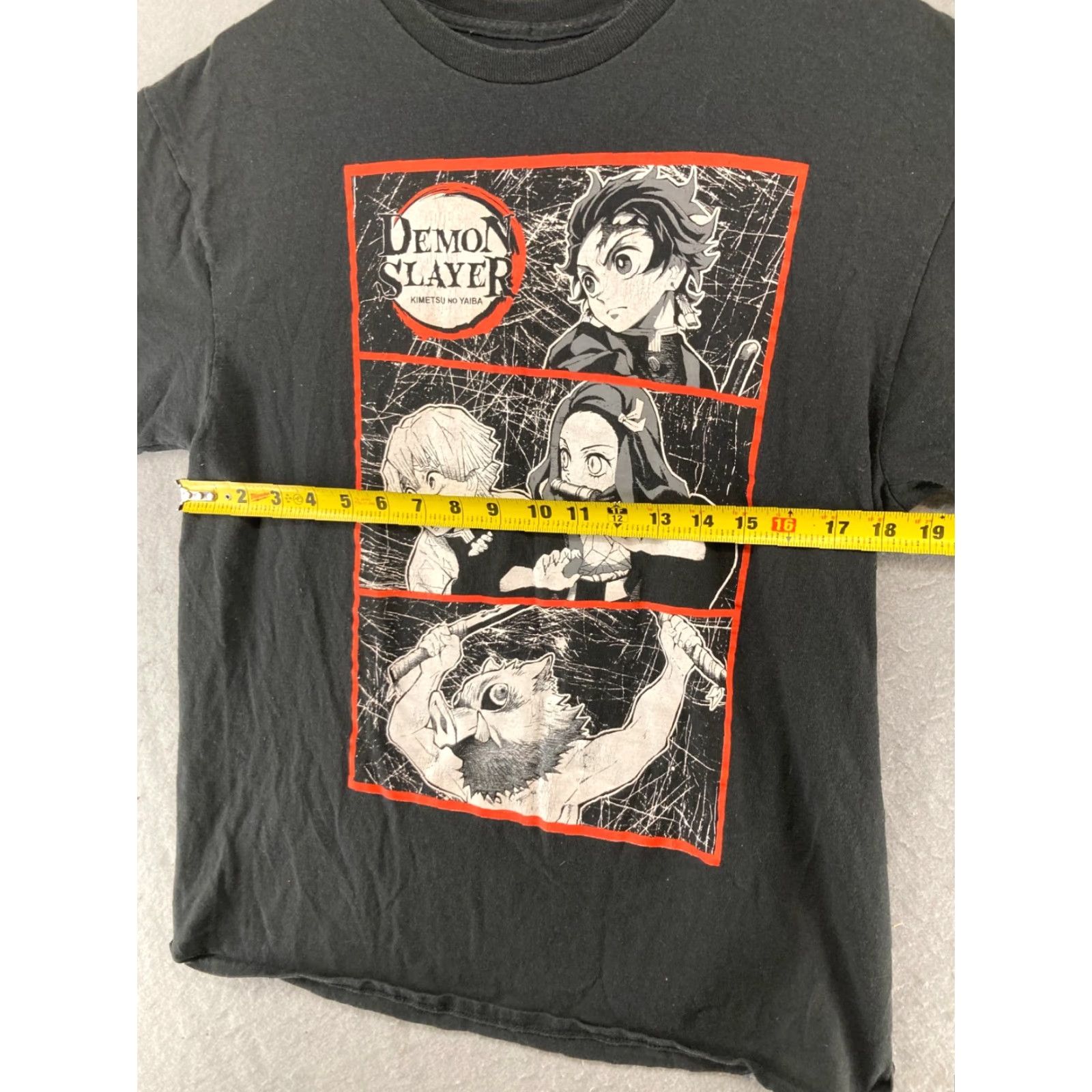 Vintage Demon SLayer T Shirt Large Black Tee – 90s, Anime, Movie Graphic Print Men Shirt L Black T-Shirt (Adult) Size US L / EU 52-54 / 3 - 2 Thumbnail