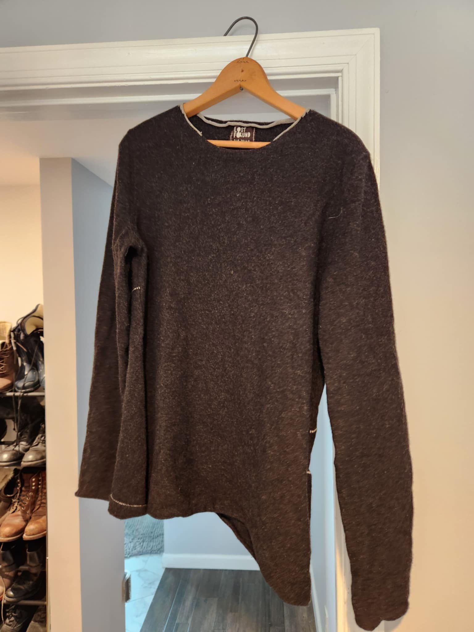 Lost & Found Ria Dunn Angora blend long sleeve knit top Size US S / EU 44-46 / 1 - 1 Thumbnail