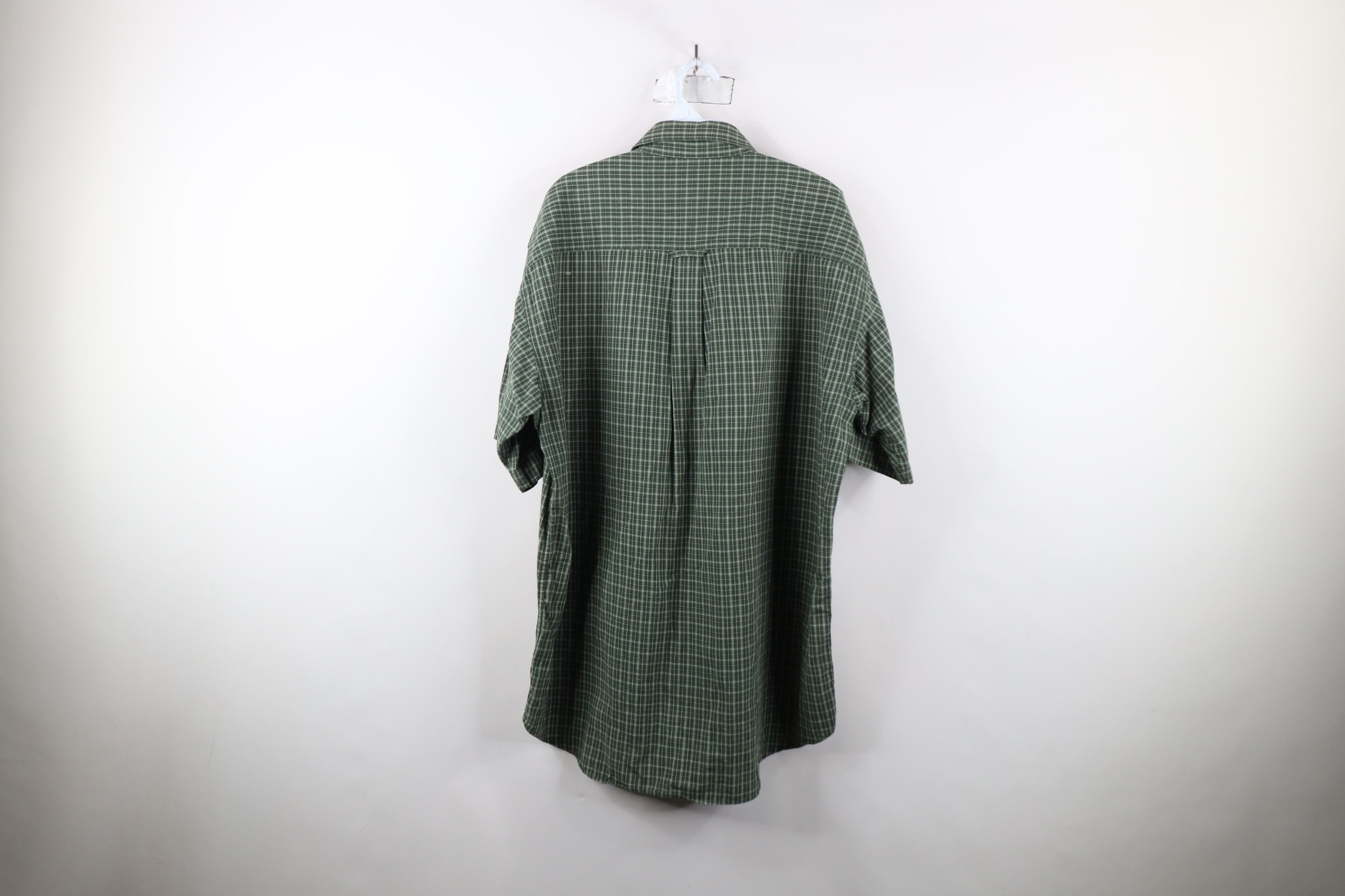 Cabelas × Vintage Vintage Cabelas Short Sleeve Collared Button Shirt Plaid Size US L / EU 52-54 / 3 - 10 Thumbnail