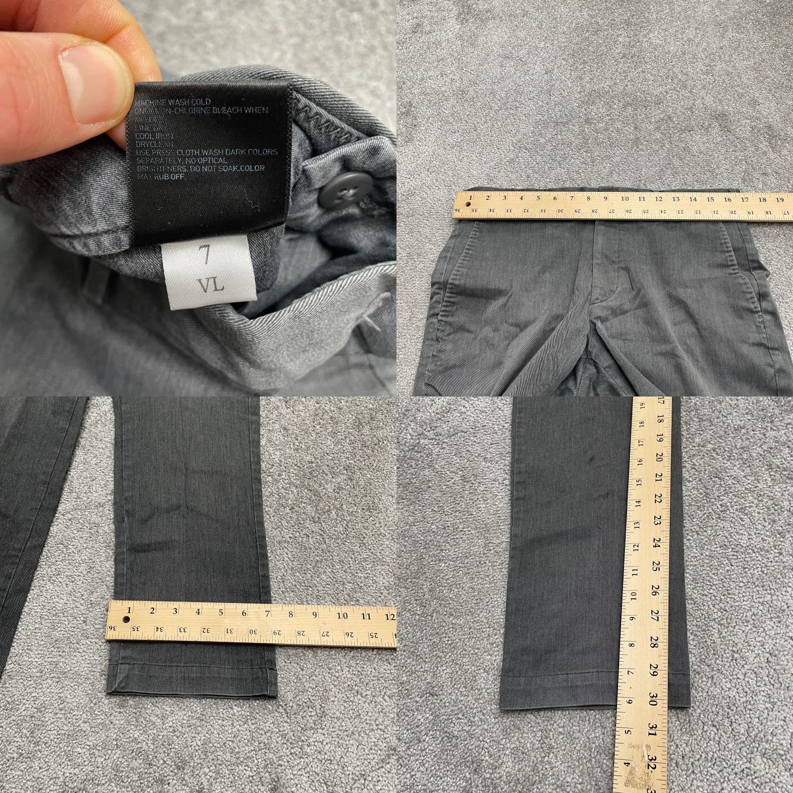 Uniqlo Uniqlo Pants Mens 34x30 Gray Flat Front Chino Straight Leg Cotton Stretch Casual Mens Size US 34 / EU 50 - 8 Thumbnail