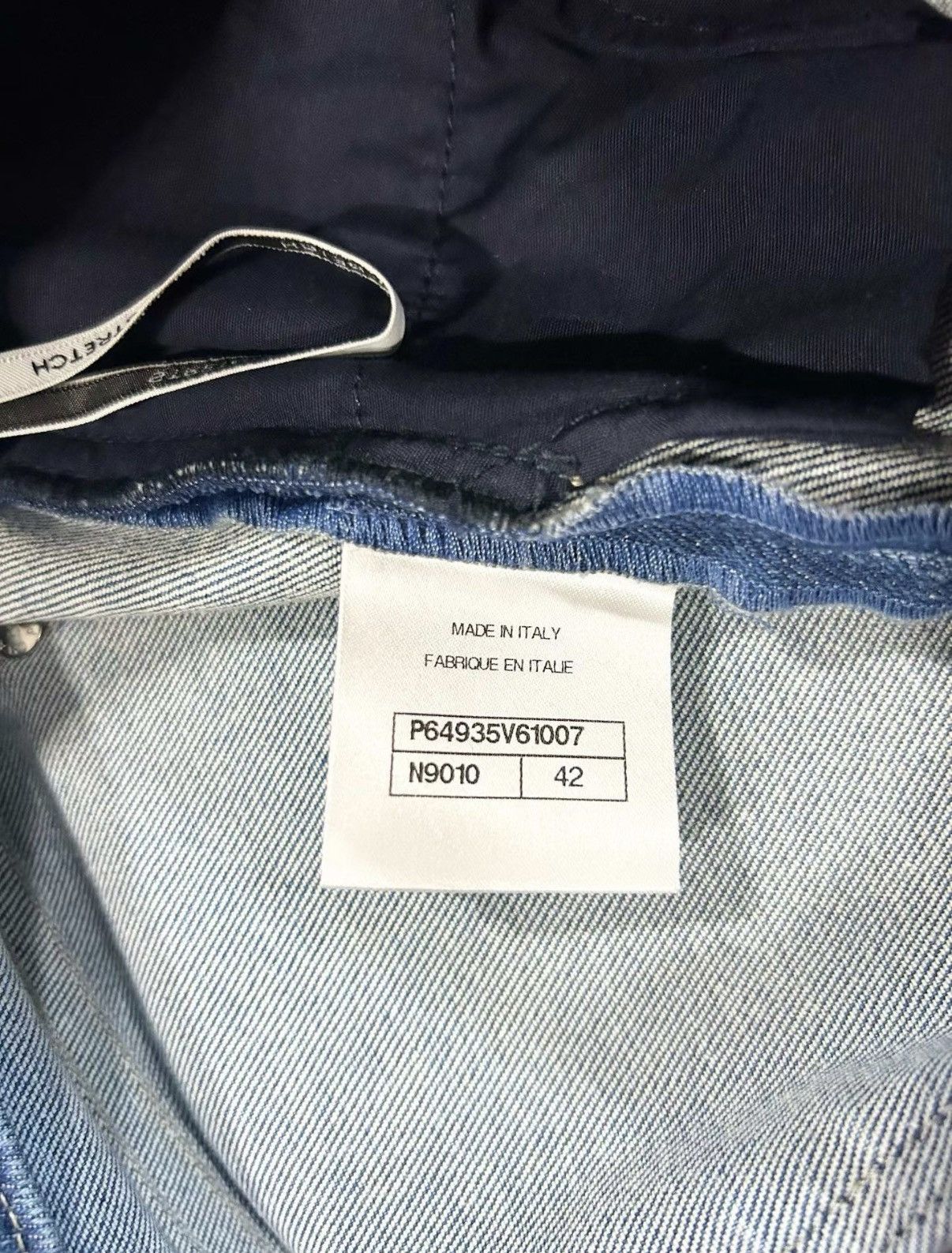 Chanel Chanel F42 Blue Logo Print Skinny Jeans J33 Size 28" / US 6 / IT 42 - 5 Thumbnail