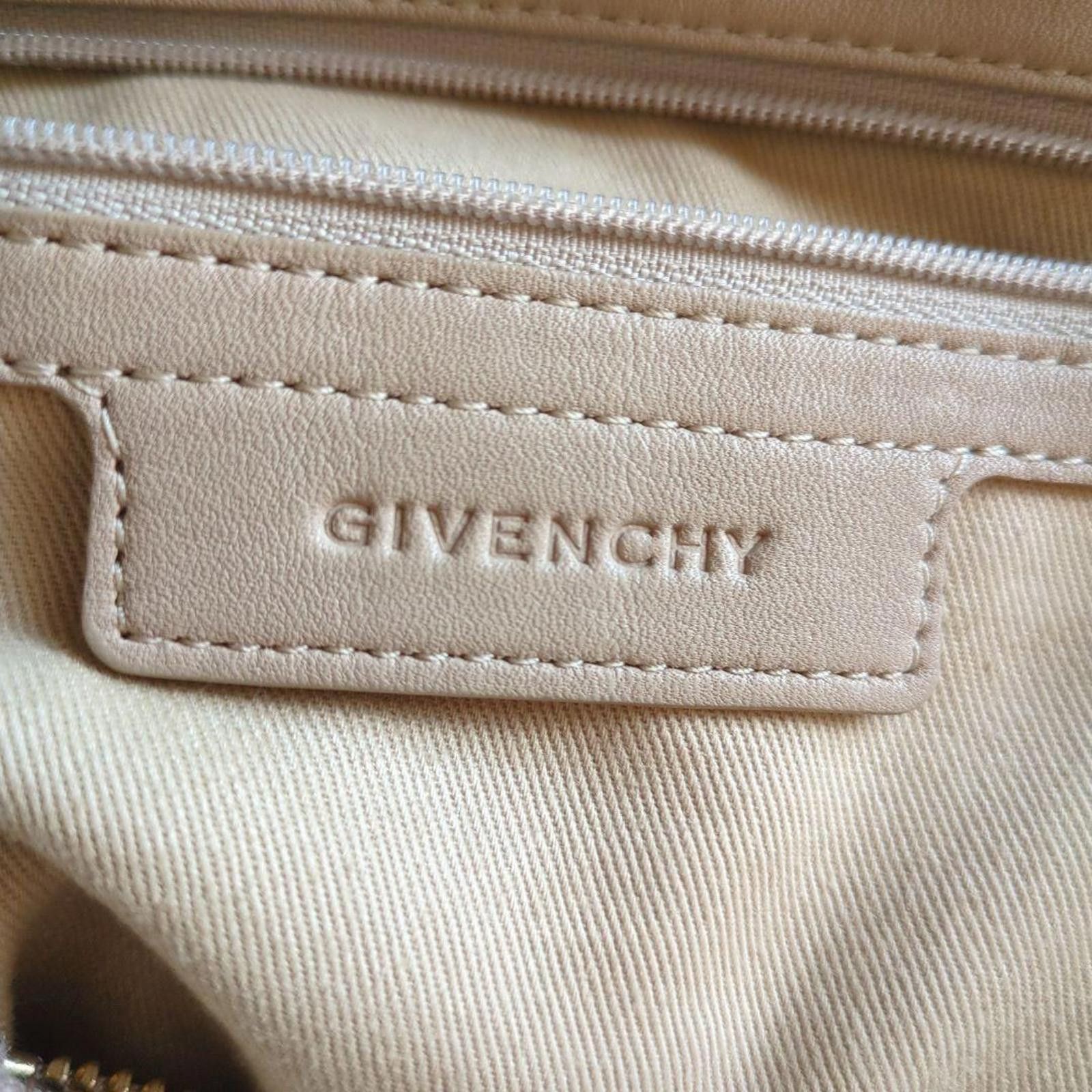 Givenchy Givenchy - Beige Eyelet Studded Hobo Bag Size ONE SIZE - 3 Thumbnail