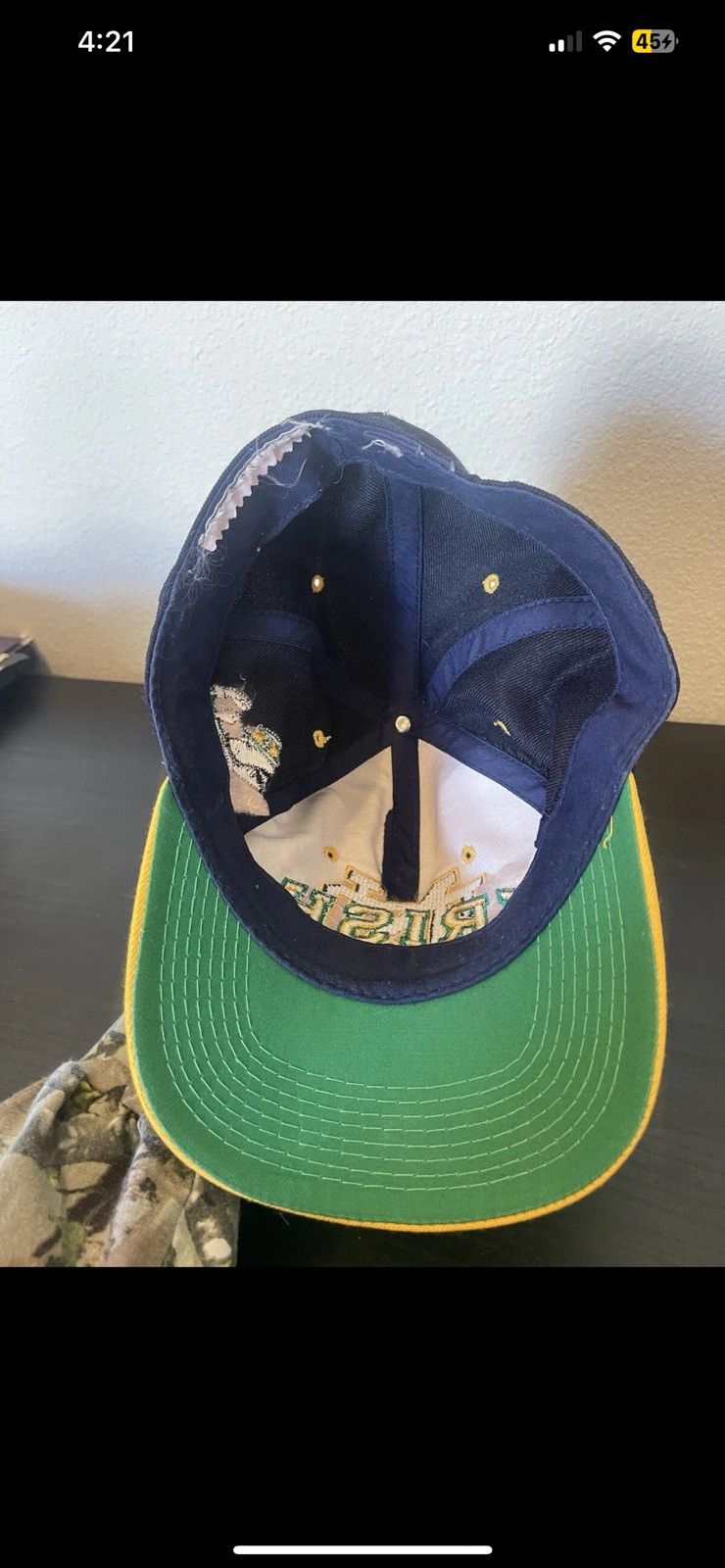 Other Vintage Notre Dame Fighting Irish Licensed Wool Blend Fitted Size ONE SIZE - 5 Thumbnail