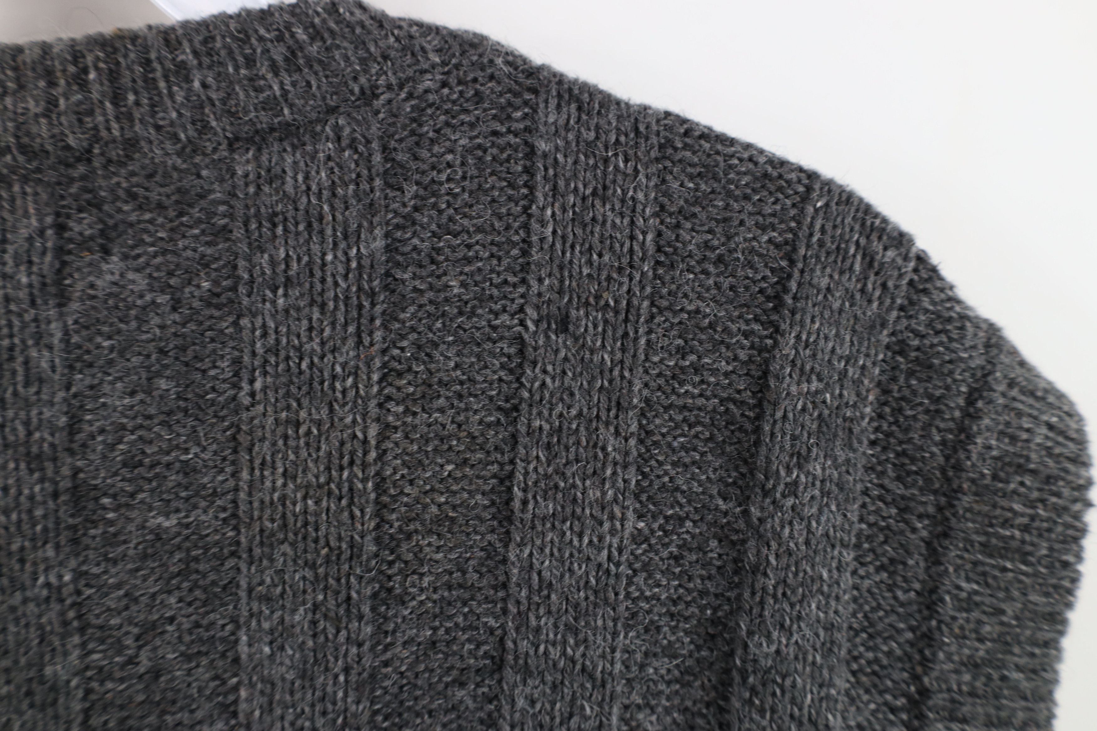 Vintage Vintage 90s Streetwear Blend Chunky Cable Knit Sweater Vest Size US XL / EU 56 / 4 - 7 Thumbnail