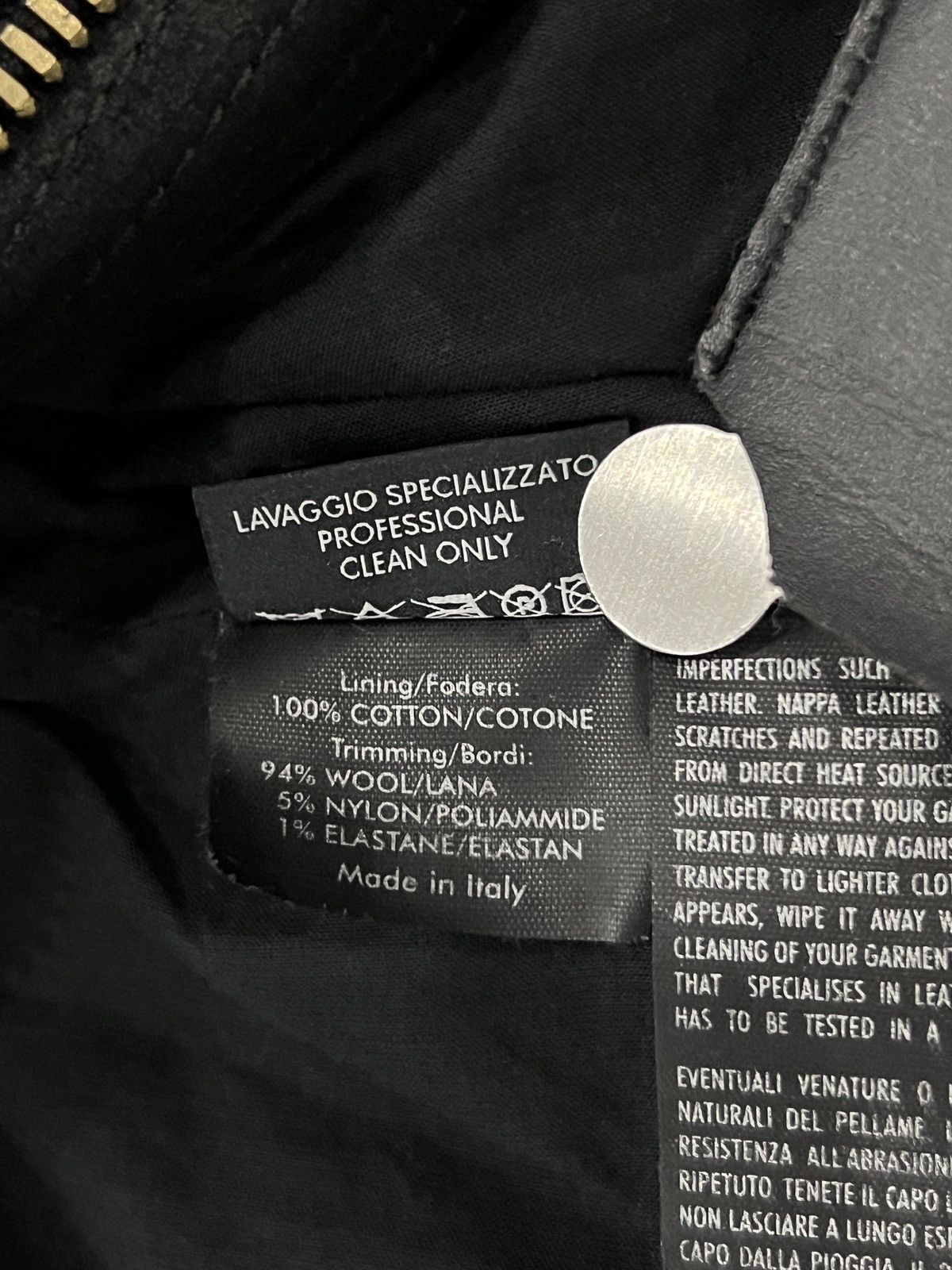 Gucci Gucci by Tom Ford 2000s Paneled Leather Biker Jacket Size US S / EU 44-46 / 1 - 20 Thumbnail