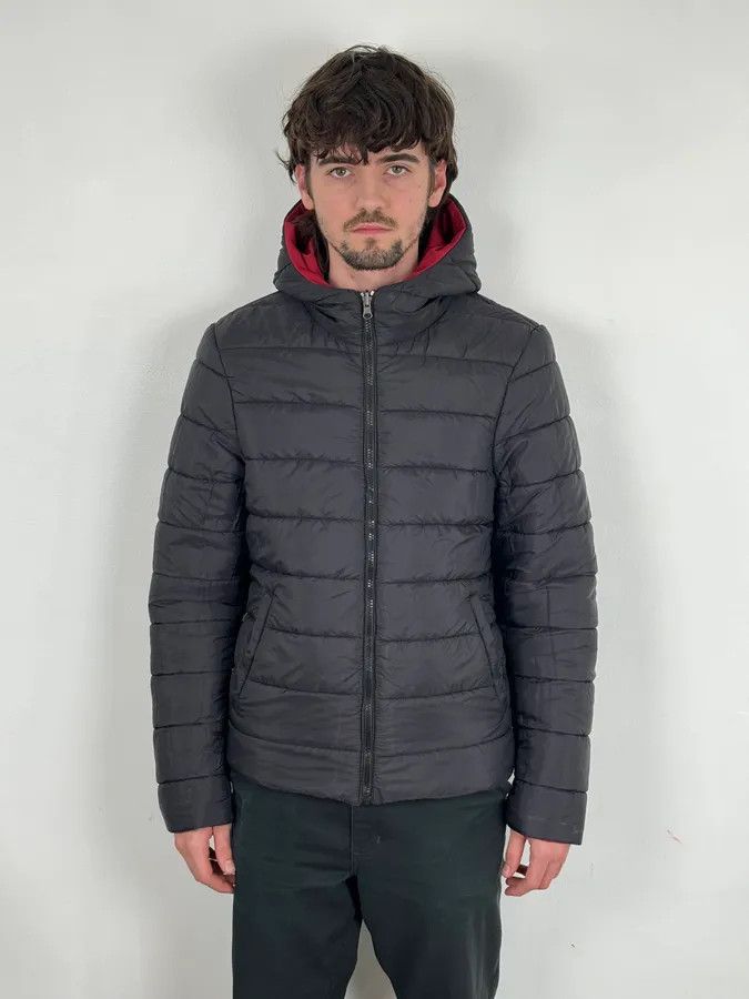 Vintage 2000s Massimo Rebecchi Reversible Black & Red Puffer Jacket Size US M / EU 48-50 / 2 - 4 Thumbnail