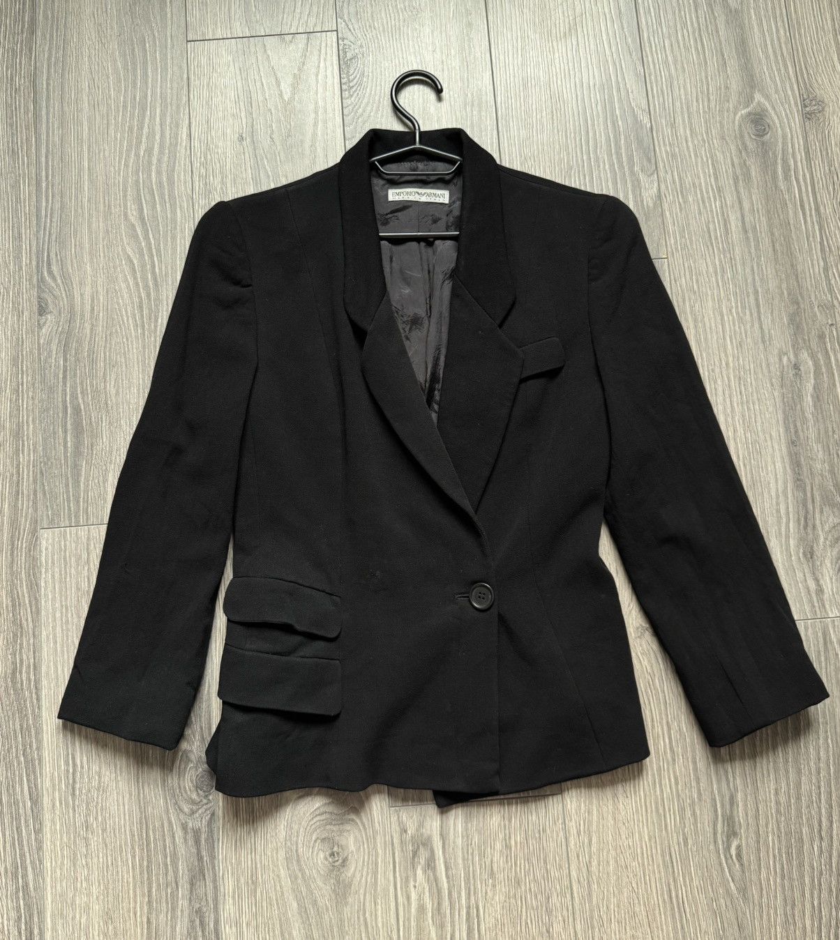 Emporio Armani Emporio Armani Blazer Jacket in Black Size M / US 6-8 / IT 42-44 - 2 Thumbnail