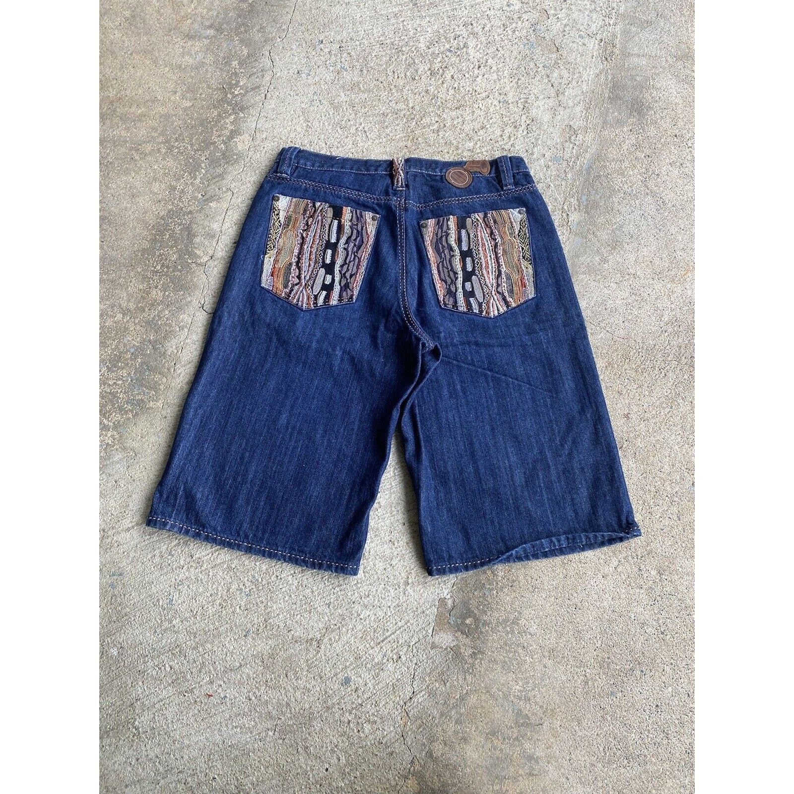 Coogi Vintage Y2K Baggy Tundra Style Embroidered Jorts Jean Shorts Size US 34 / EU 50 - 1 Thumbnail
