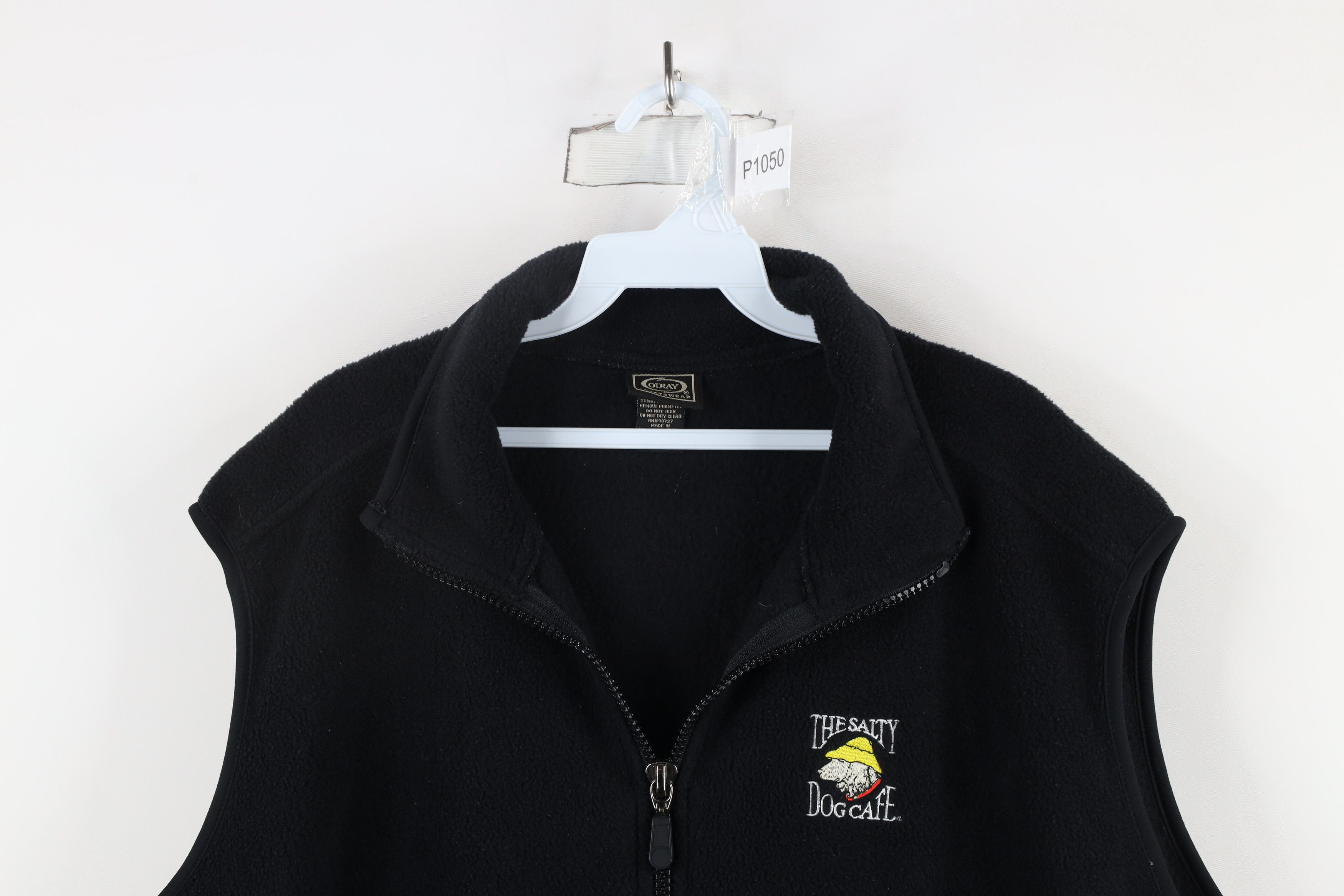 Vintage Vintage 90s The Salty Dog Cafe Full Zip Fleece Vest Jacket Size US XL / EU 56 / 4 - 2 Thumbnail