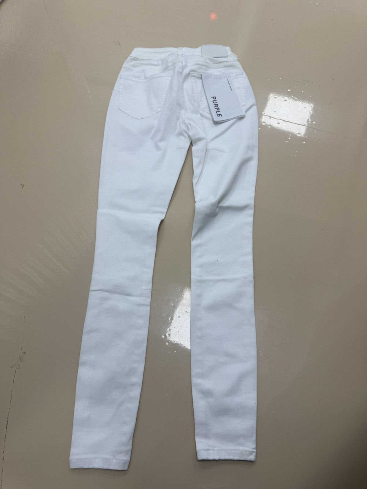 Other Purple Brand Brilliant White Jeans Size 26" / US 2 / IT 38 - 4 Thumbnail
