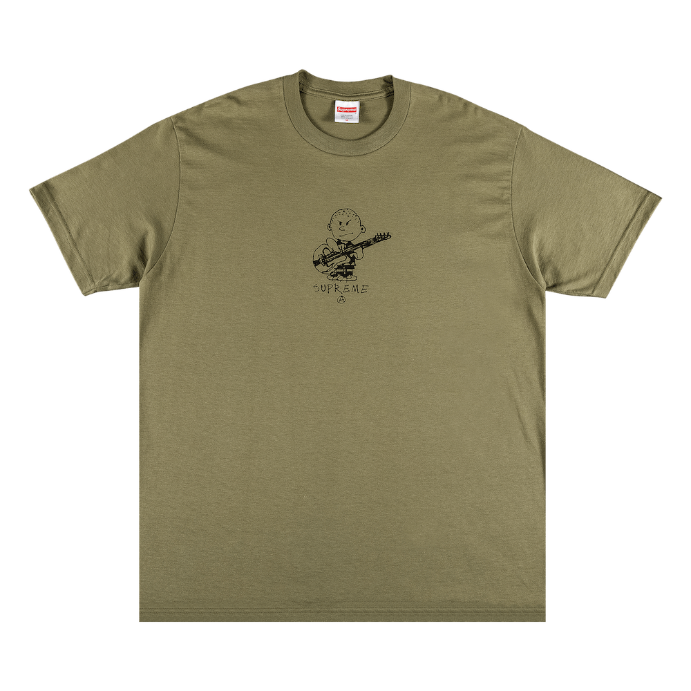 image of Supreme Rocker Tee Light Olive in Green, Men's (Size Large)